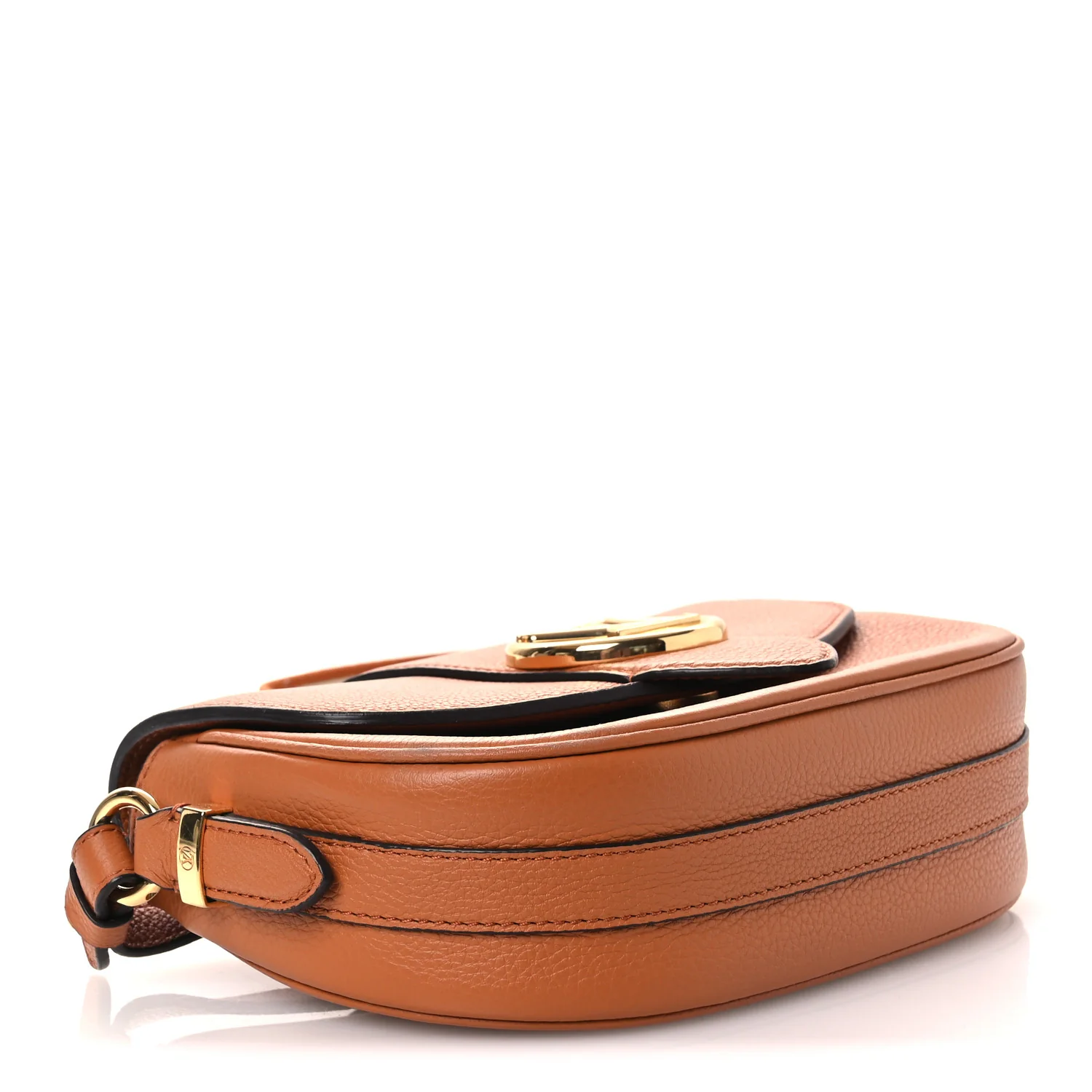 Grained Calfskin LV Pont 9 Soft MM Golden Siena - Image 4