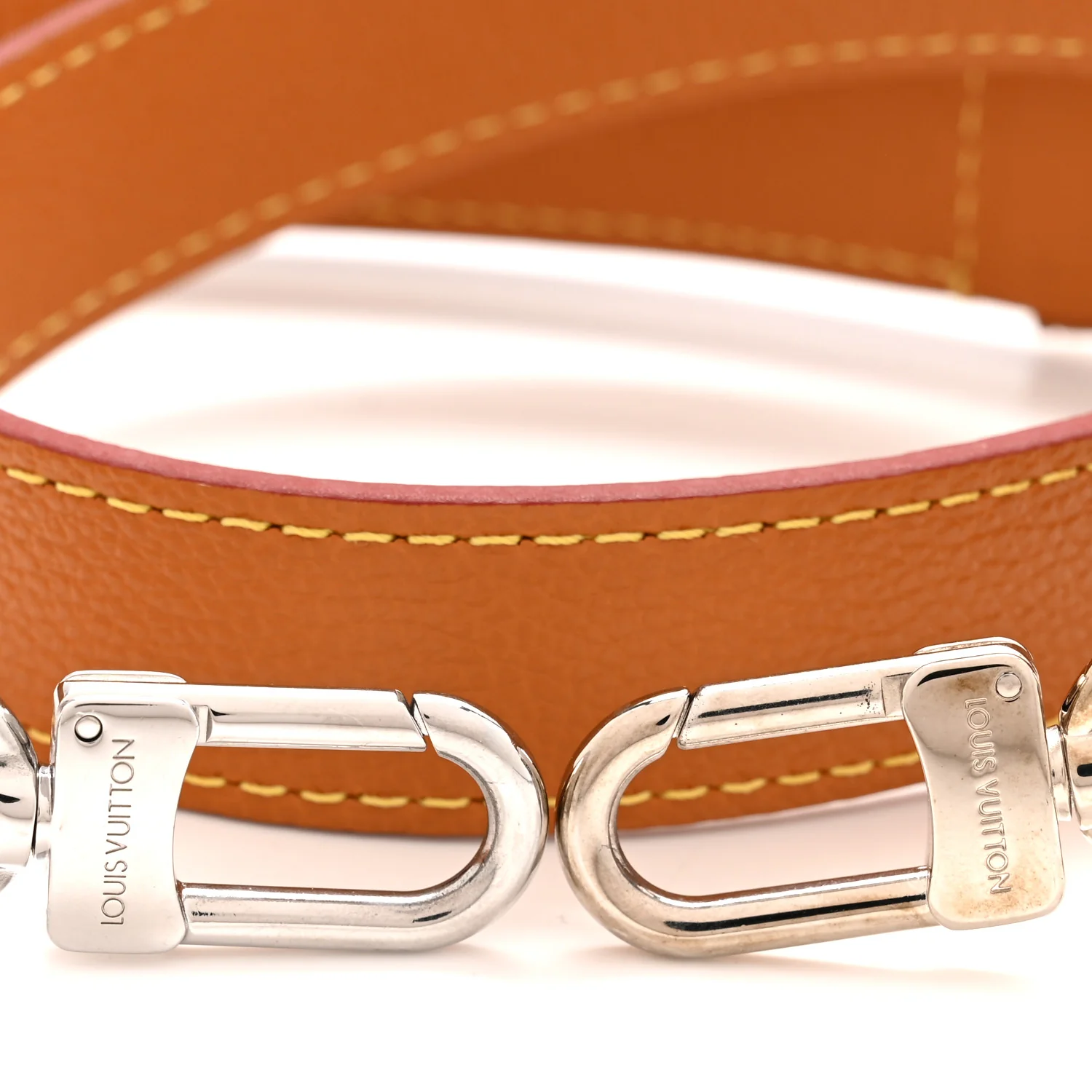 Grained Calfskin Marelle Strap Honey Miel - Image 3