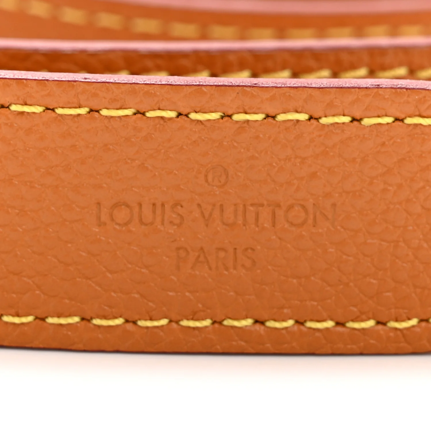 Grained Calfskin Marelle Strap Honey Miel - Image 4