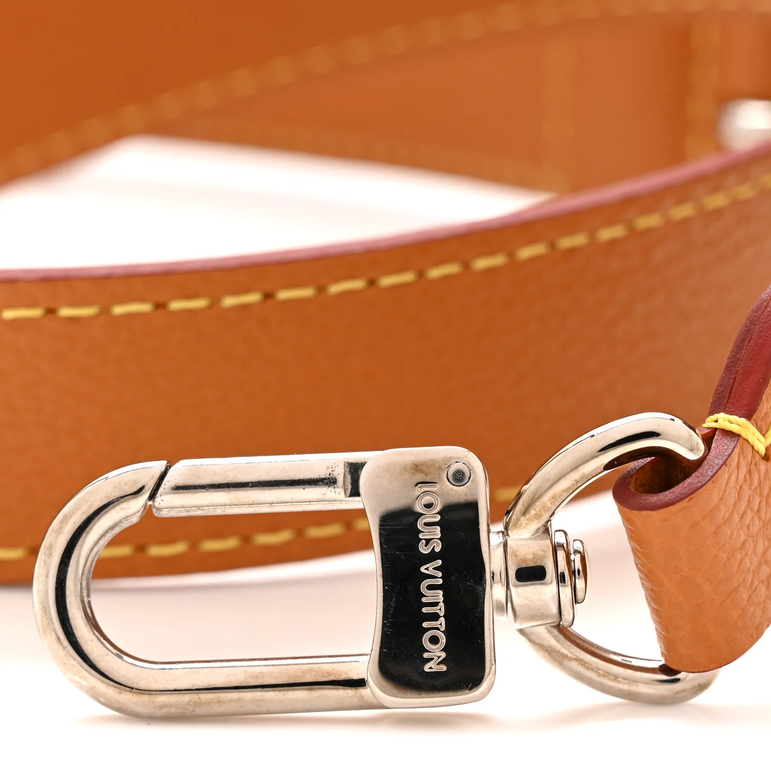 Grained Calfskin Marelle Strap Honey Miel - Image 5