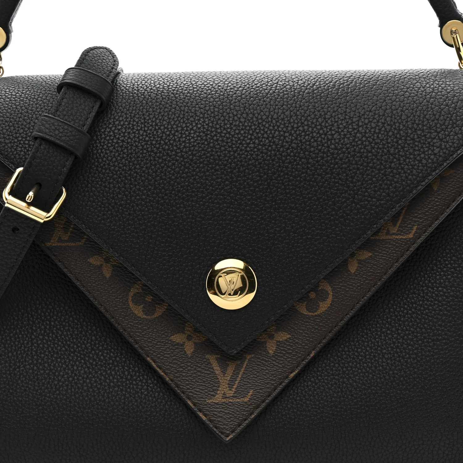 Grained Calfskin Monogram Double V Black - Image 10