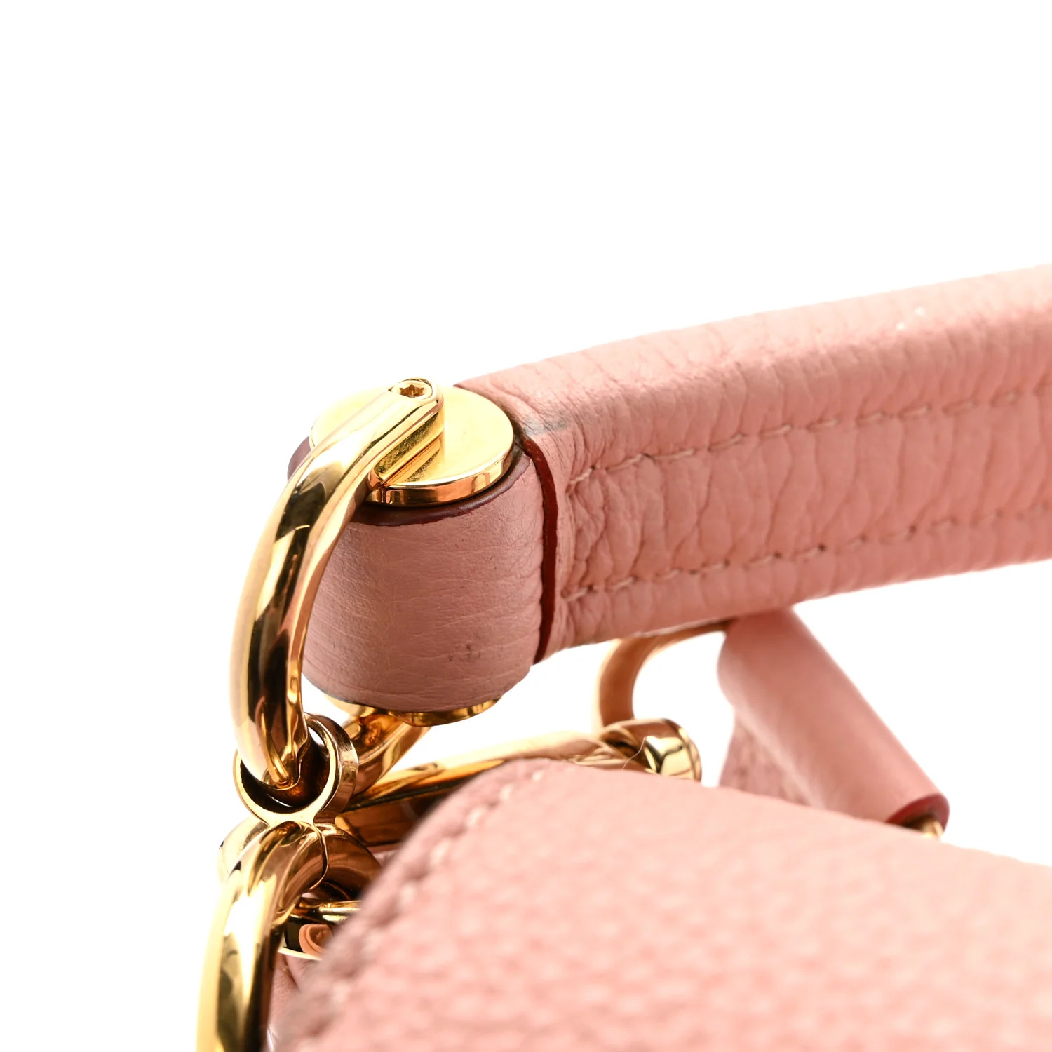 Grained Calfskin Monogram Double V Rose Poudre - Image 11