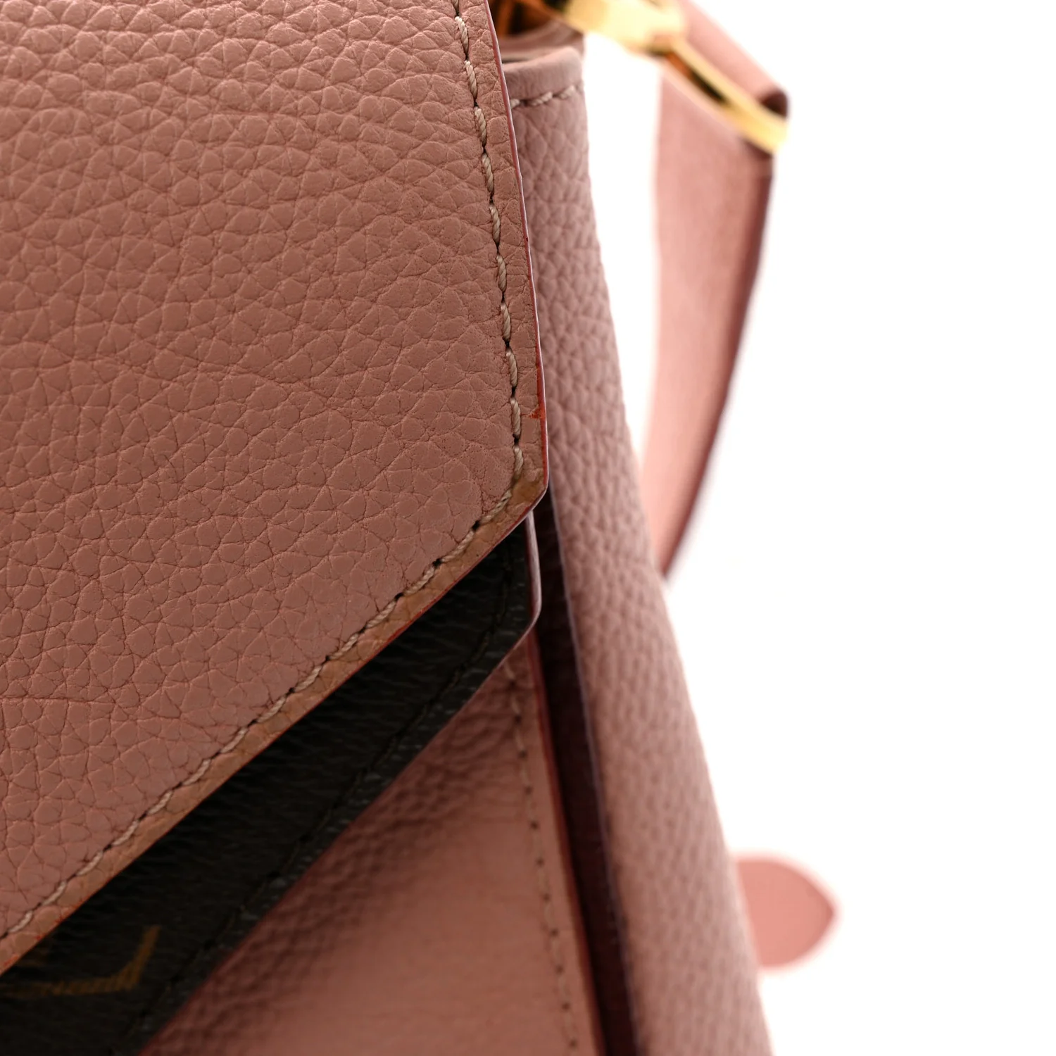 Grained Calfskin Monogram Double V Rose Poudre - Image 14