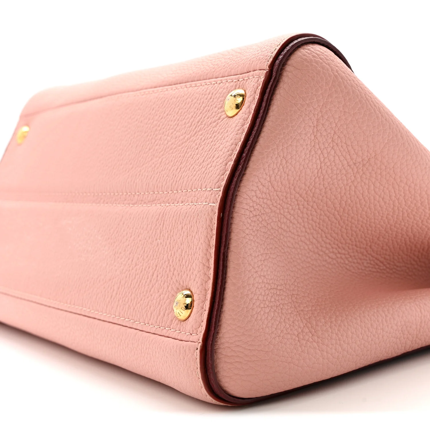 Grained Calfskin Monogram Double V Rose Poudre - Image 9