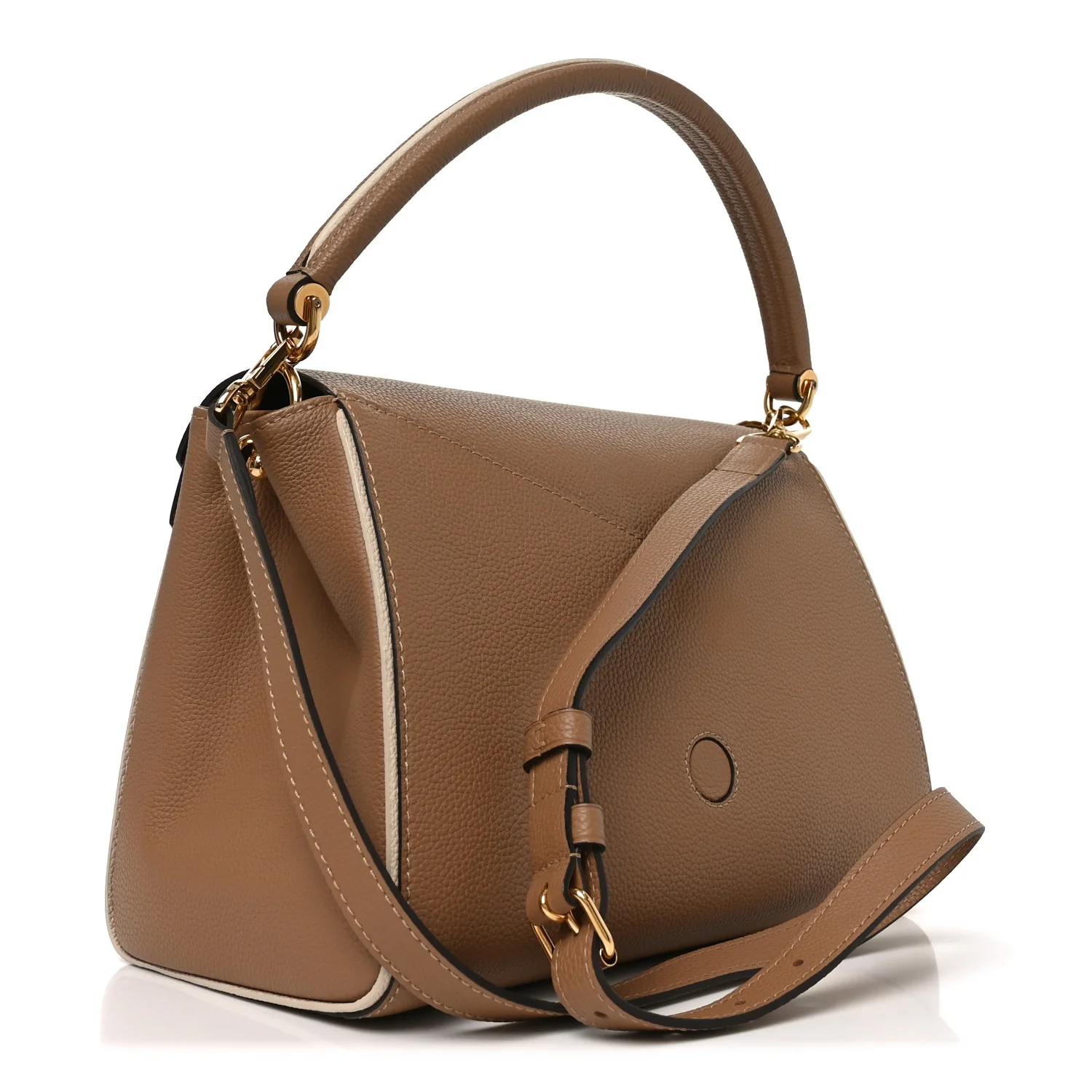 Grained Calfskin Monogram Double V Sesame - Image 3