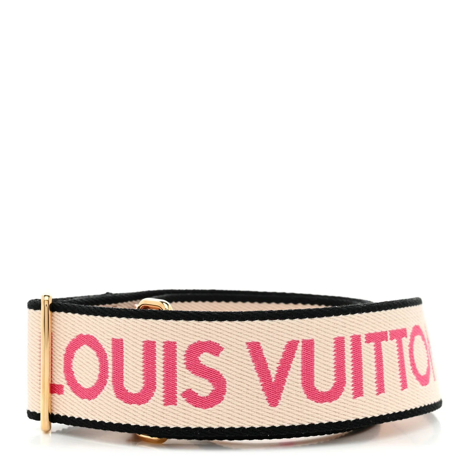 Jacquard Shoulder Strap Black White Pink - Image 2