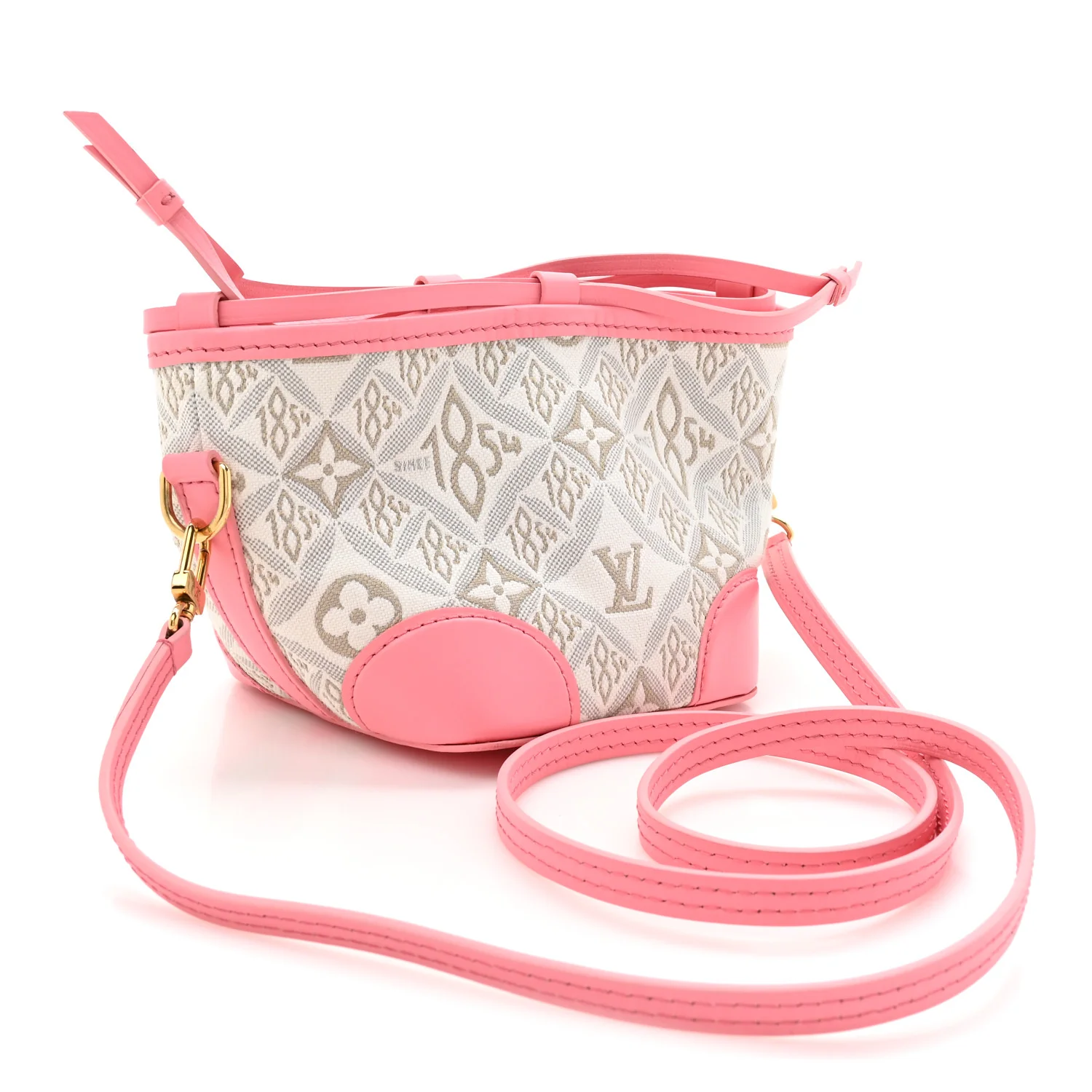 Jacquard Since 1854 Noe Purse Ecru Beige Pink - Image 3