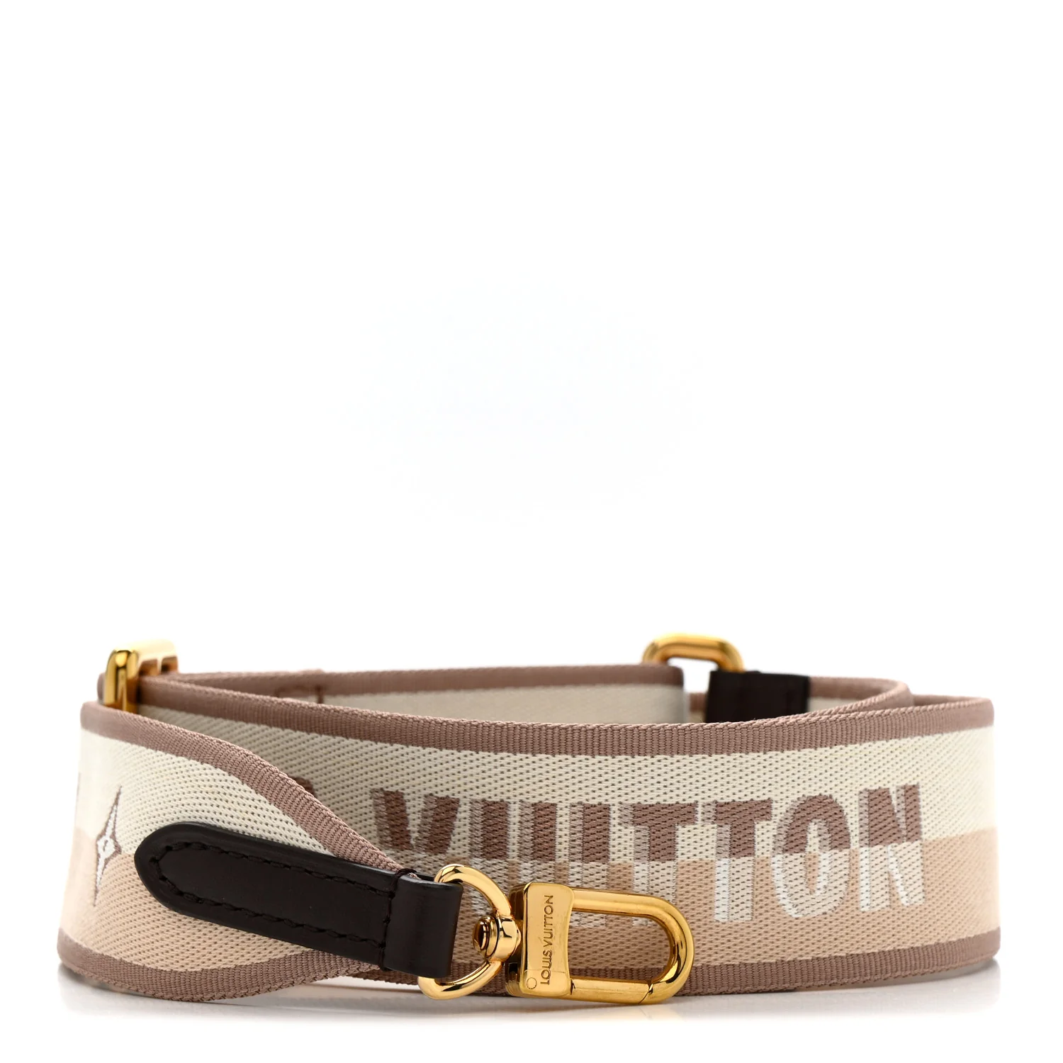 Jacquard Speedy Bandouliere 20 Shoulder Strap Beige Brown