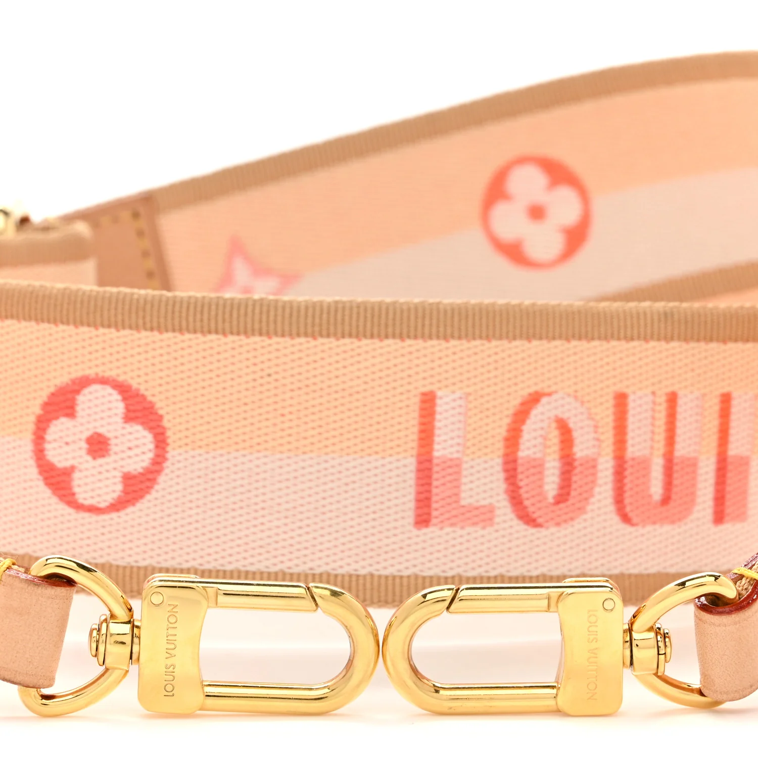 Jacquard Speedy Bandouliere 20 Shoulder Strap Pink Orange - Image 4