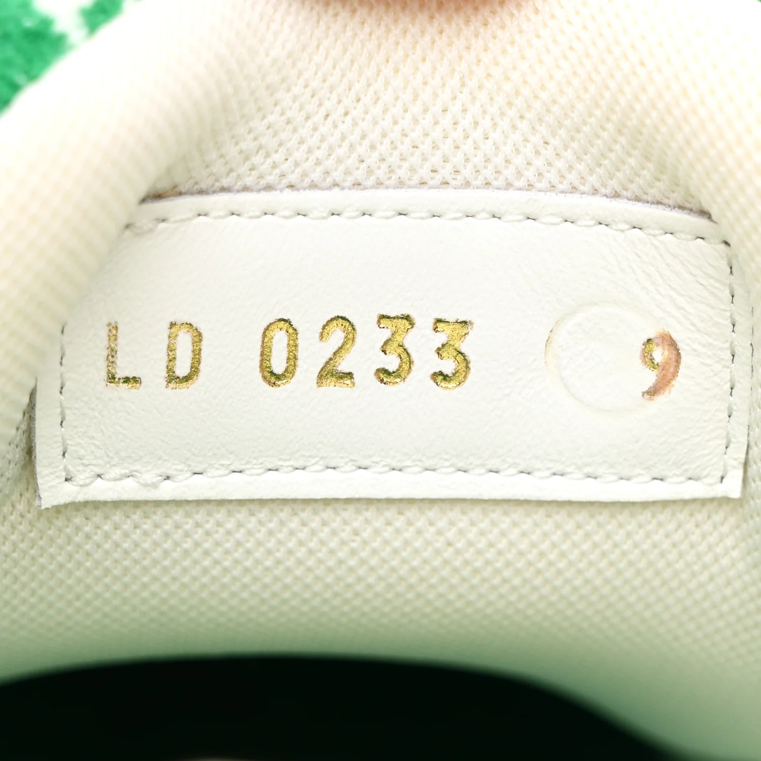 Jacquard Velvet Monogram Mens LV Trainer Sneakers 9 Vert - Image 10