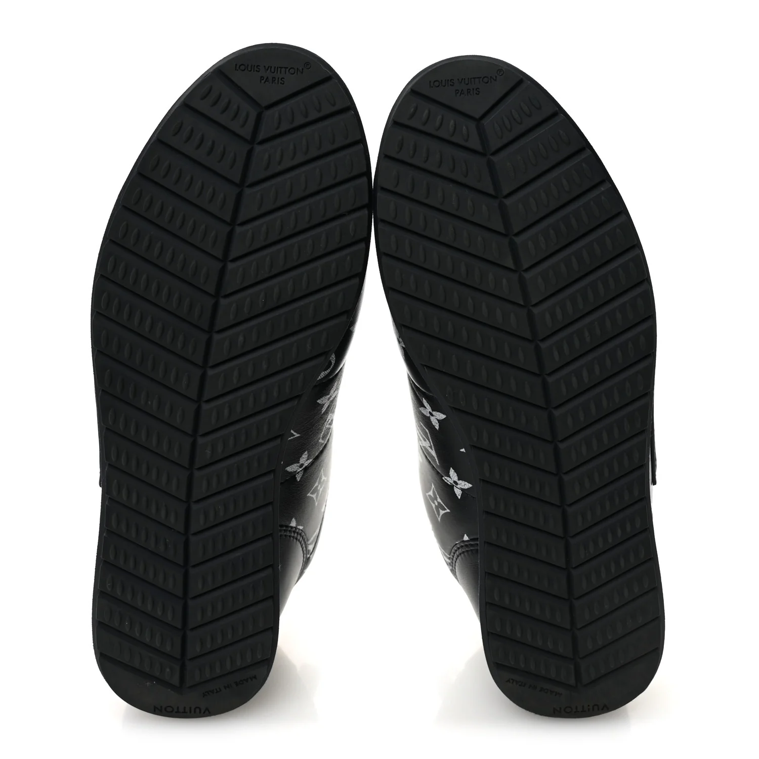 Lambskin Calfskin Monogram Mens Buttersoft Sneakers 11 Marine - Image 6