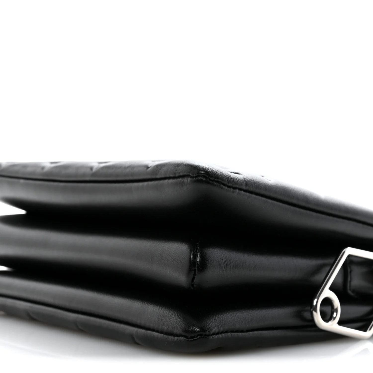 Lambskin Embossed Monogram Coussin BB Black - Image 10