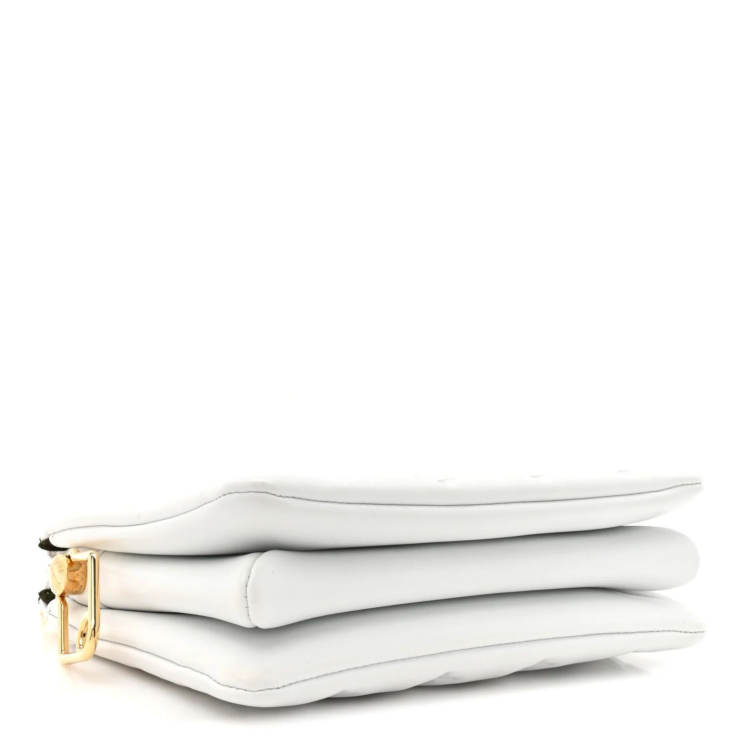 Lambskin Embossed Monogram Coussin BB White - Image 7