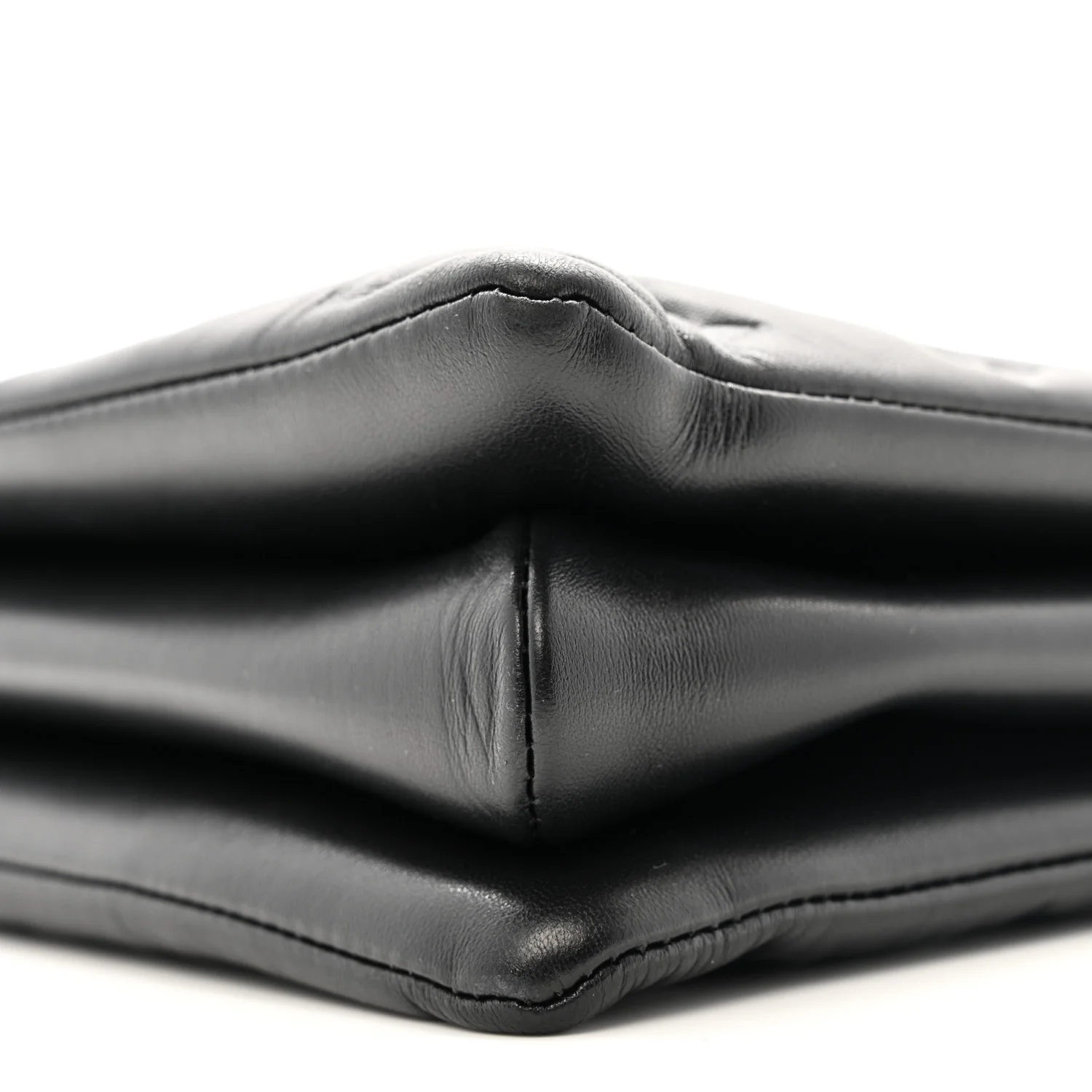 Lambskin Embossed Monogram Coussin MM Black - Image 11
