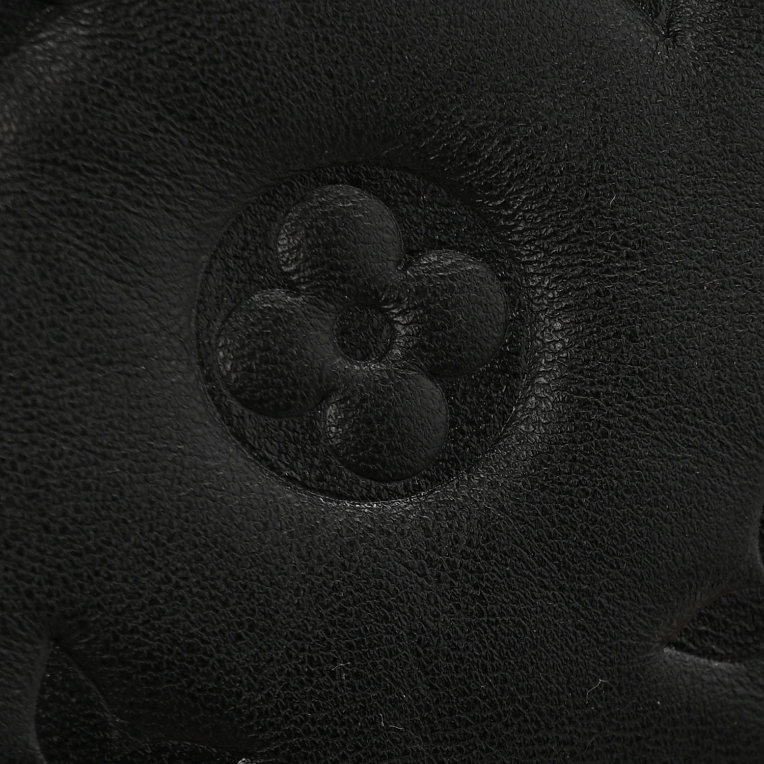 Lambskin Embossed Monogram Coussin MM Black - Image 14