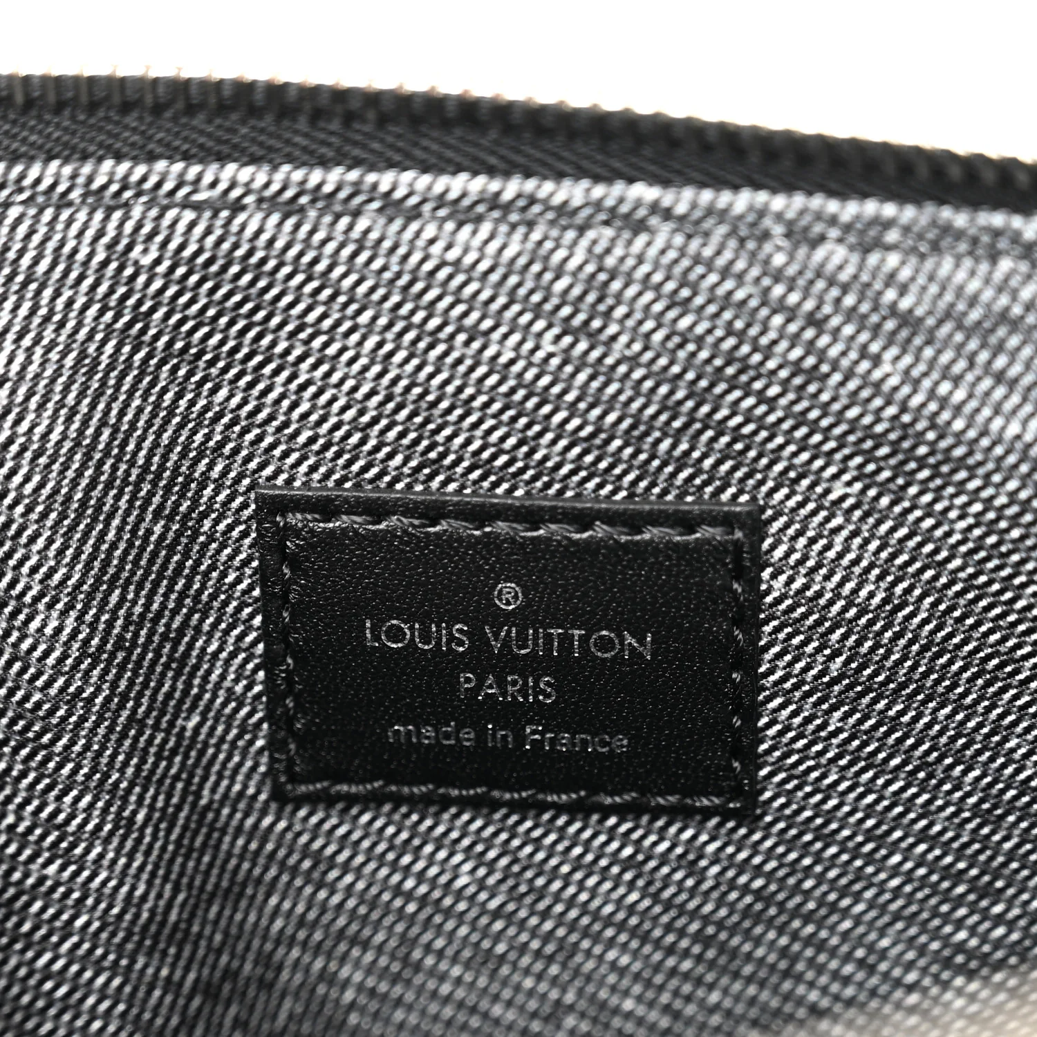 Lambskin Embossed Monogram Coussin MM Black Gray - Image 8
