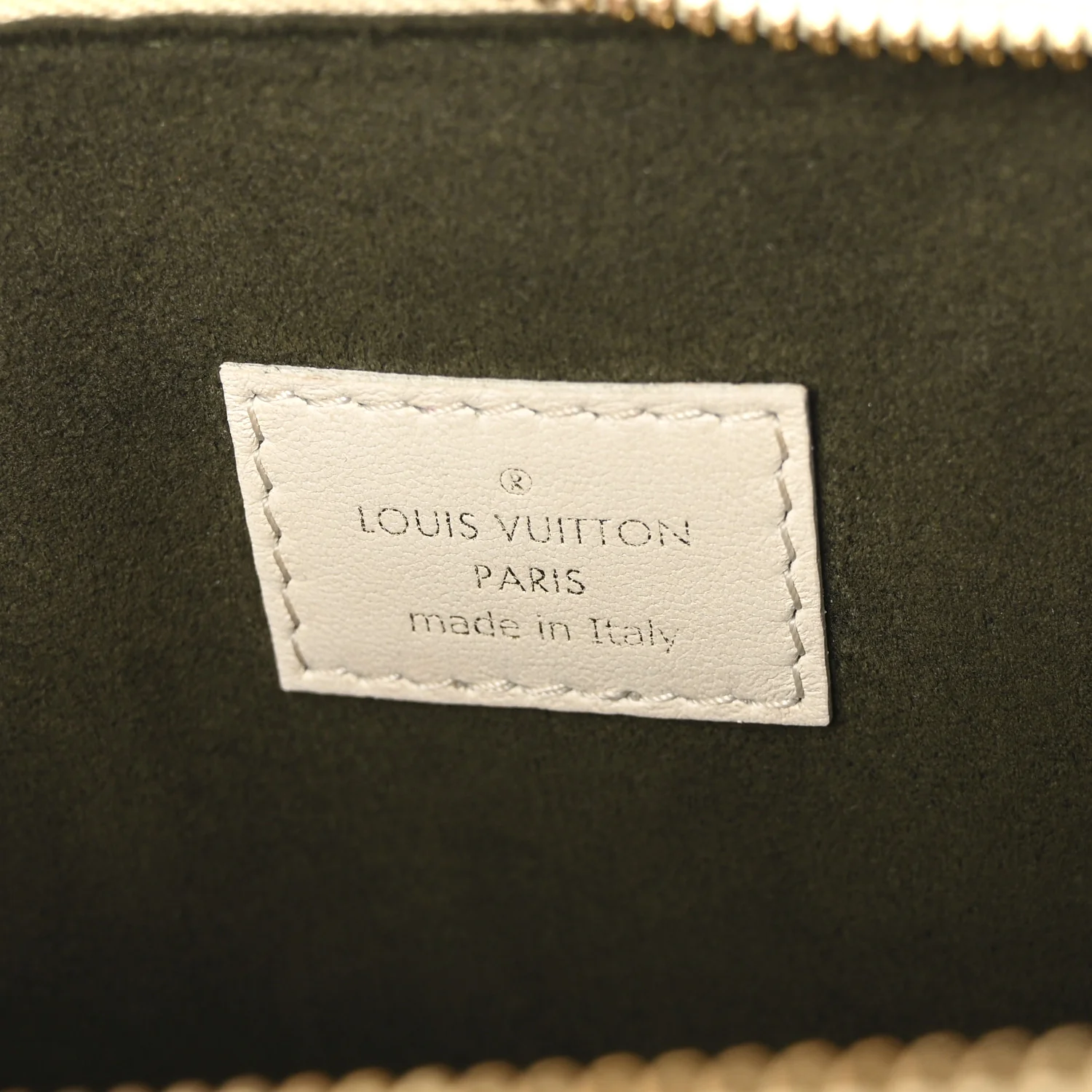 Lambskin Embossed Monogram Coussin PM Beige Cream - Image 6
