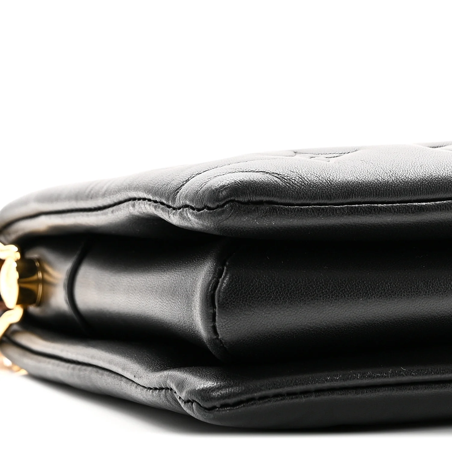 Lambskin Embossed Monogram Coussin PM Black - Image 8