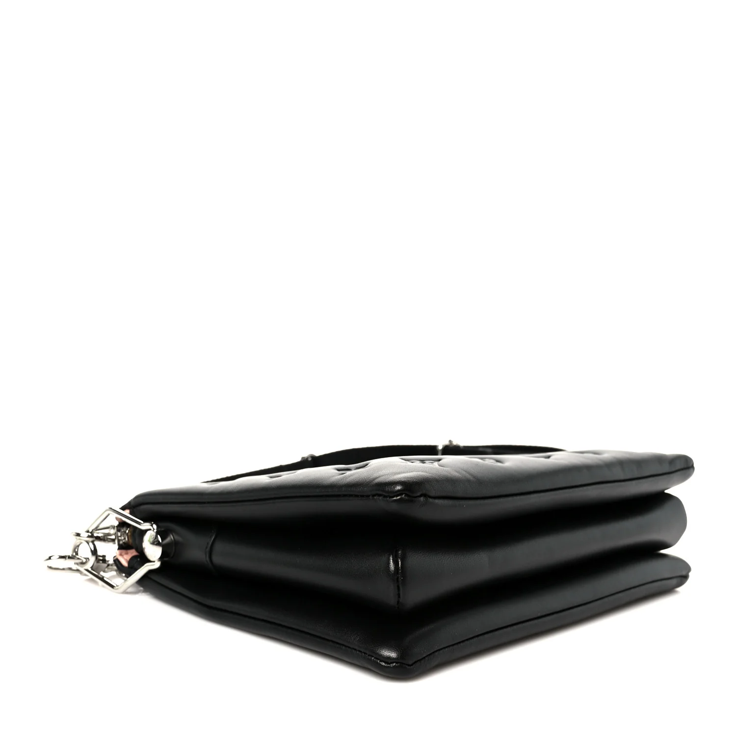 Lambskin Embossed Monogram Coussin PM Black - Image 4