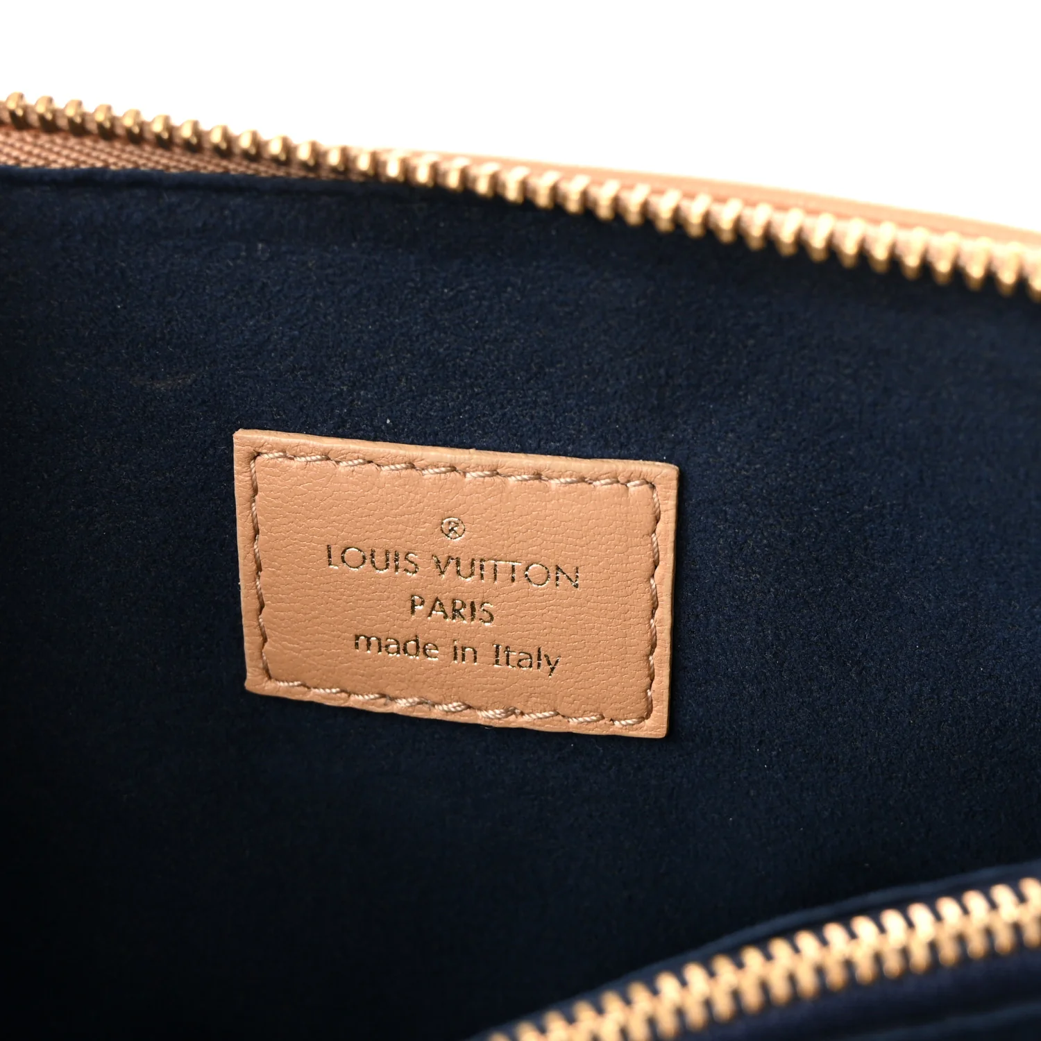 Lambskin Embossed Monogram Coussin PM Camel - Image 6