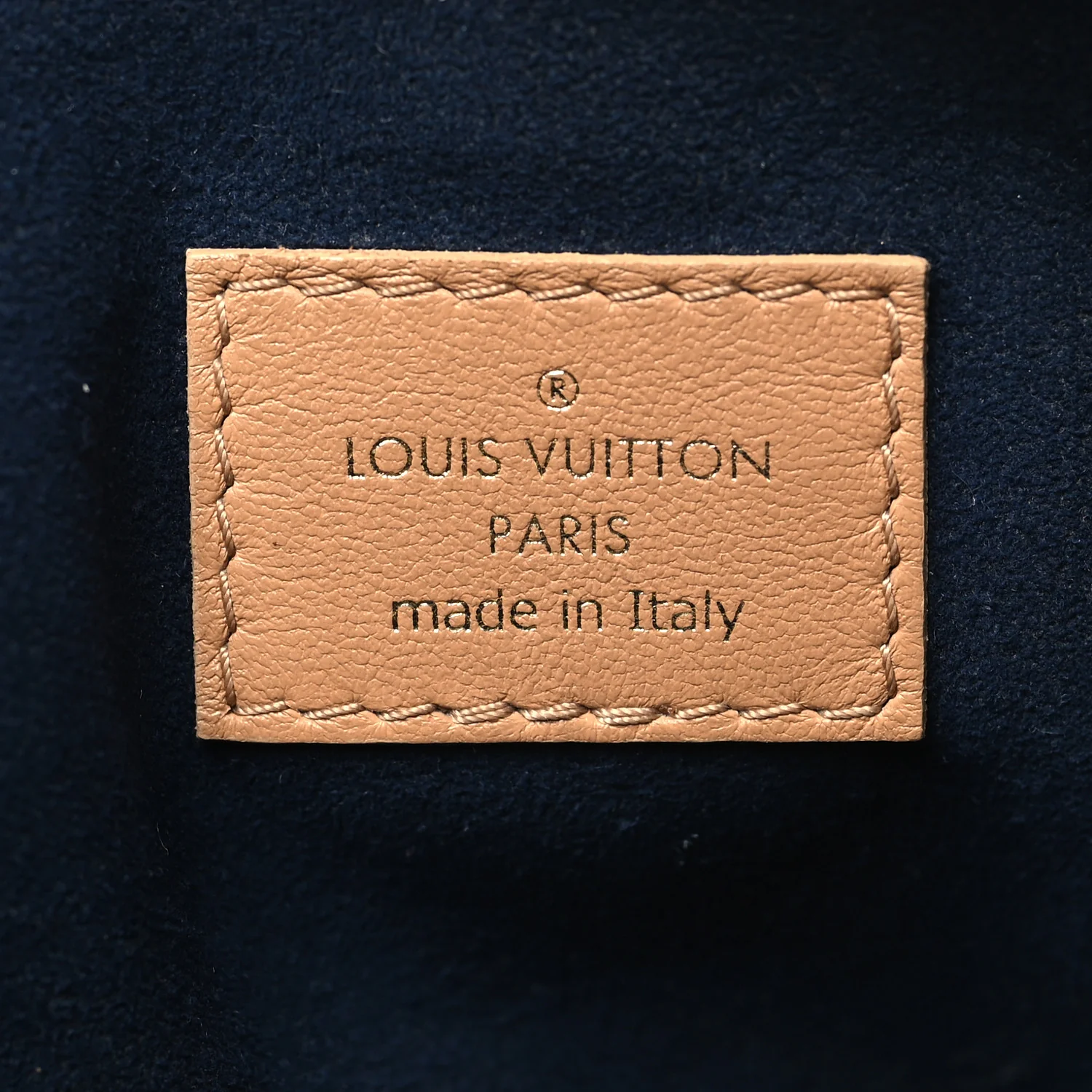 Lambskin Embossed Monogram Coussin PM Camel - Image 8