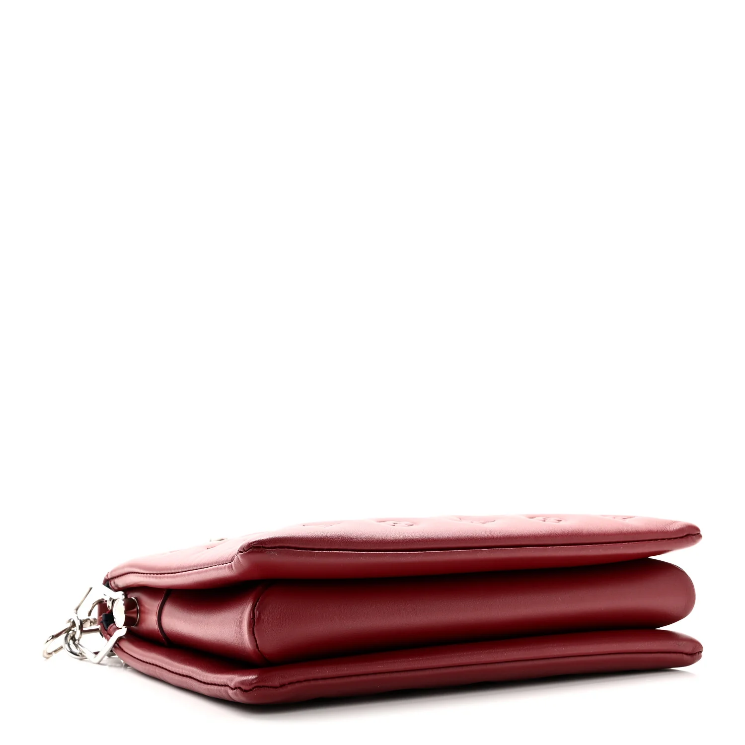 Lambskin Embossed Monogram Coussin PM Wine - Image 4