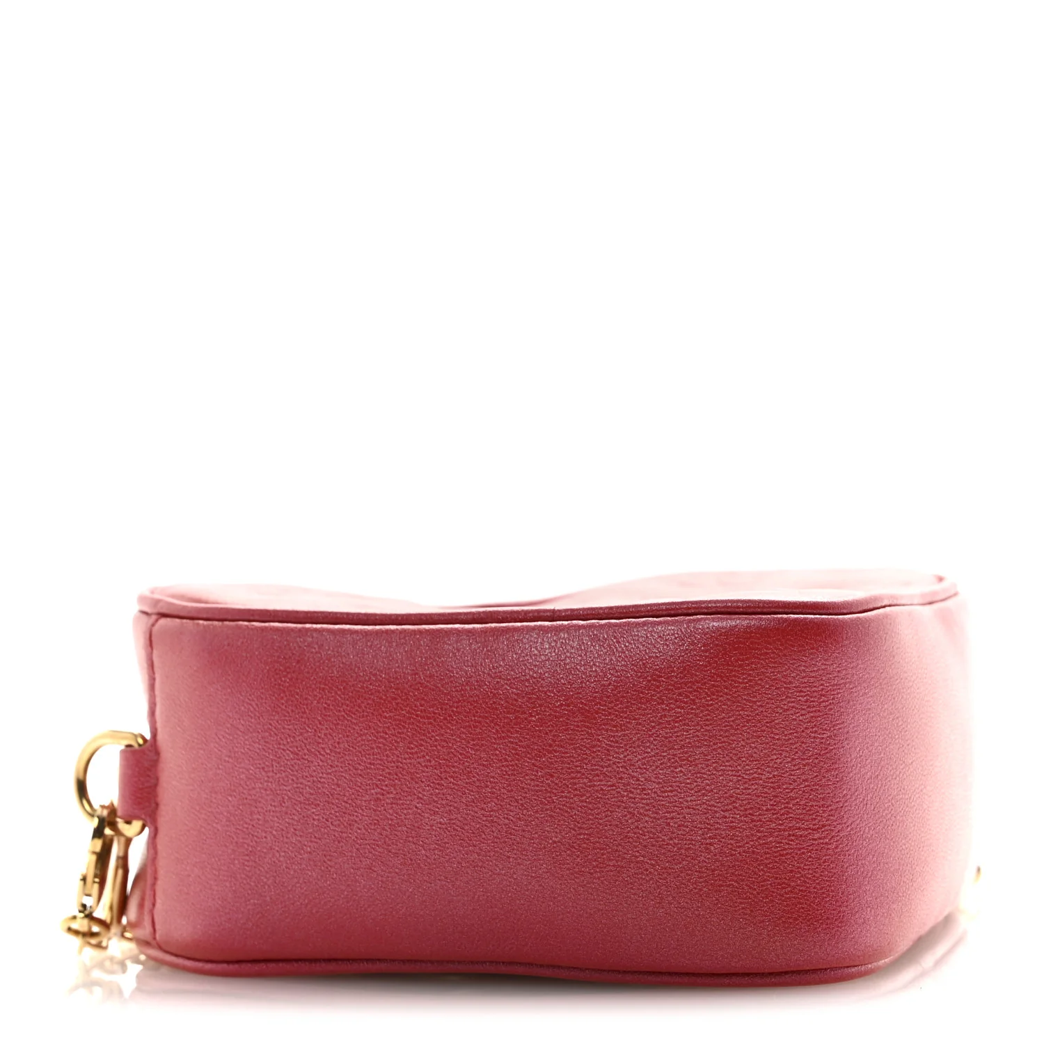 Lambskin Embossed Monogram Fall In Love Sac Coeur Heart Chain Bag Lipstick Red - Image 4