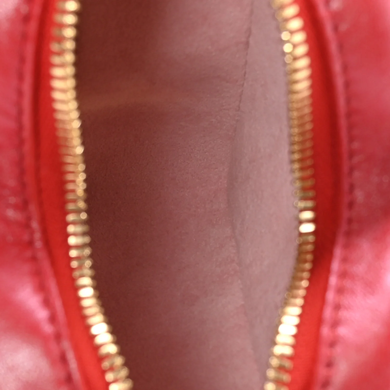 Lambskin Embossed Monogram Fall In Love Sac Coeur Heart Chain Bag Lipstick Red - Image 5