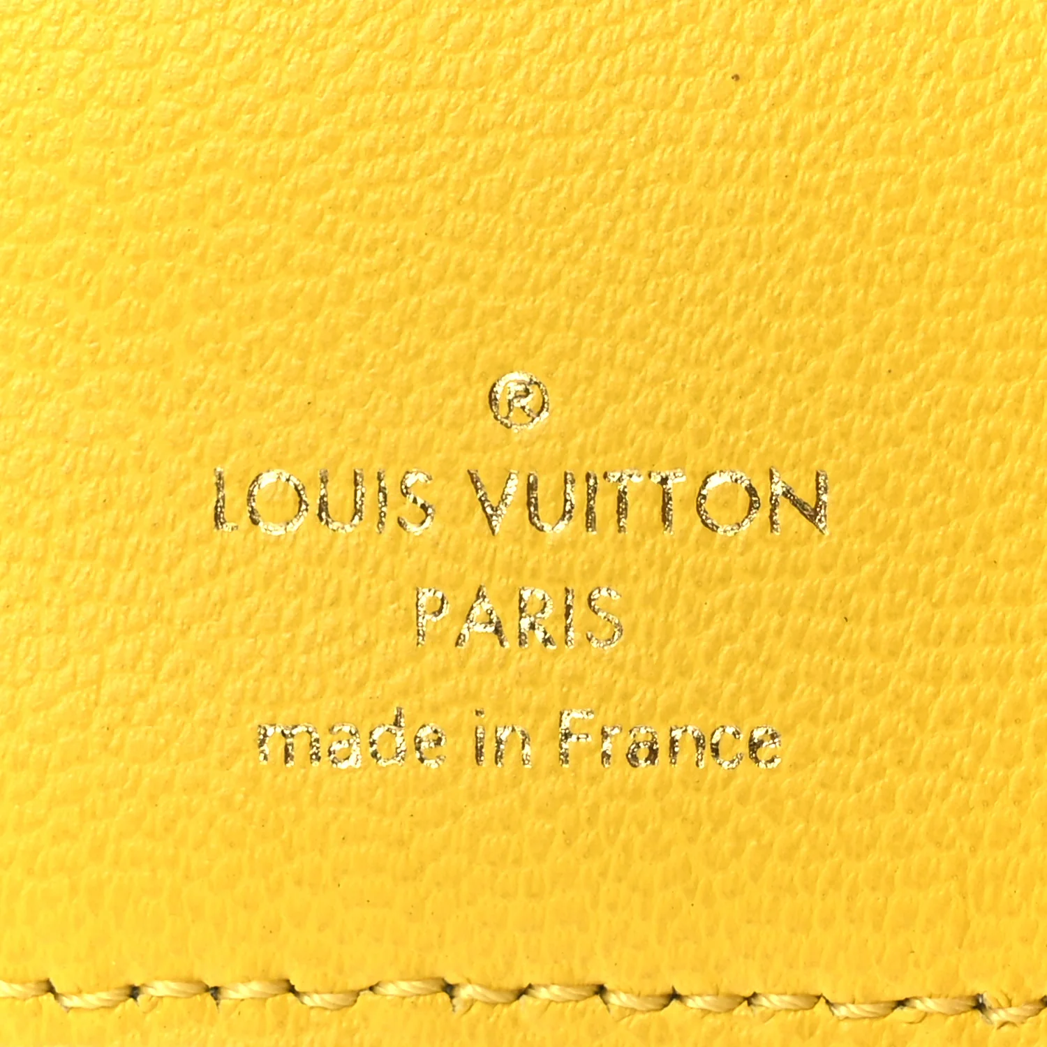 Lambskin Embossed Monogram Lou Coussin Wallet Blue Yellow - Image 8