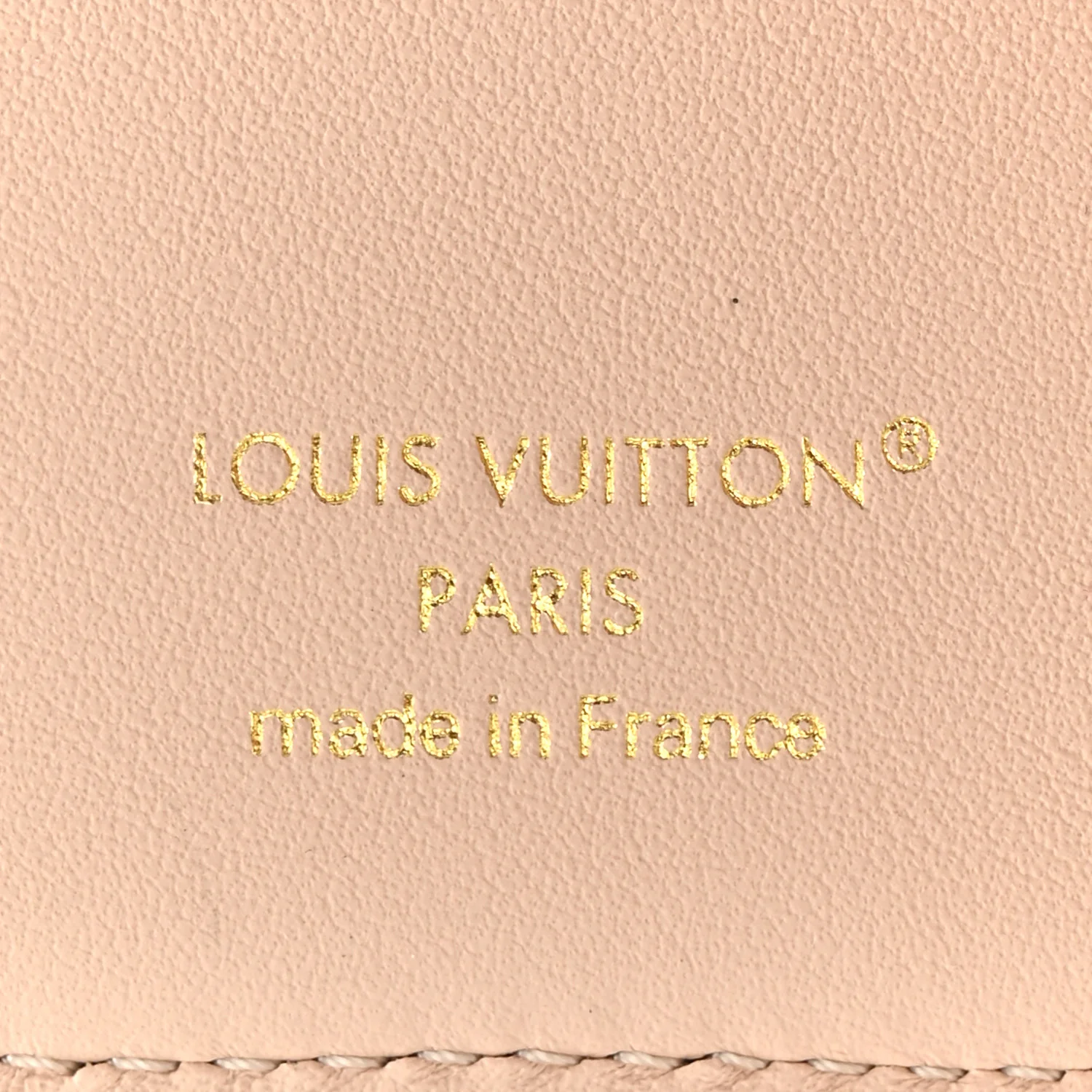 Lambskin Embossed Monogram Lou Coussin Wallet Dream - Image 6