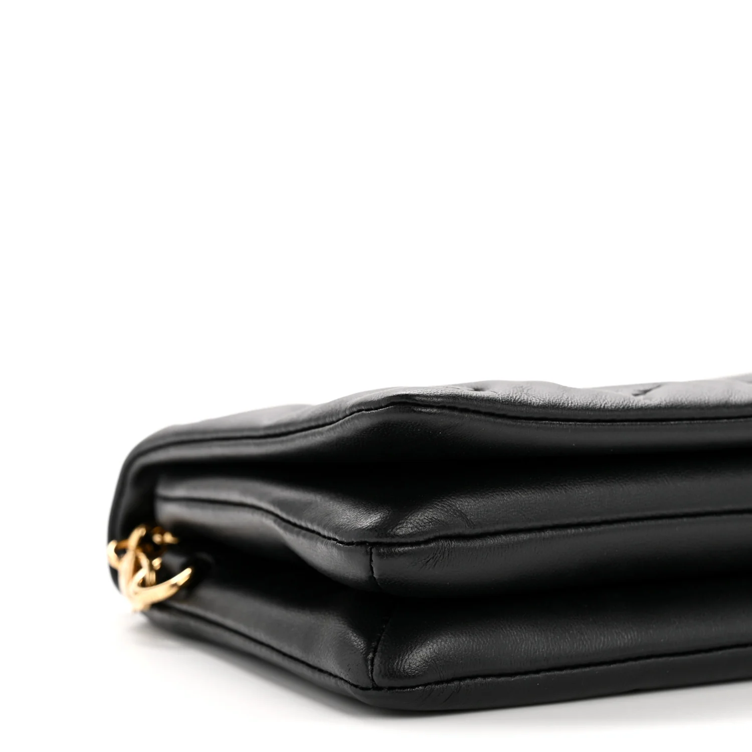 Lambskin Embossed Monogram Pochette Coussin Black - Image 8