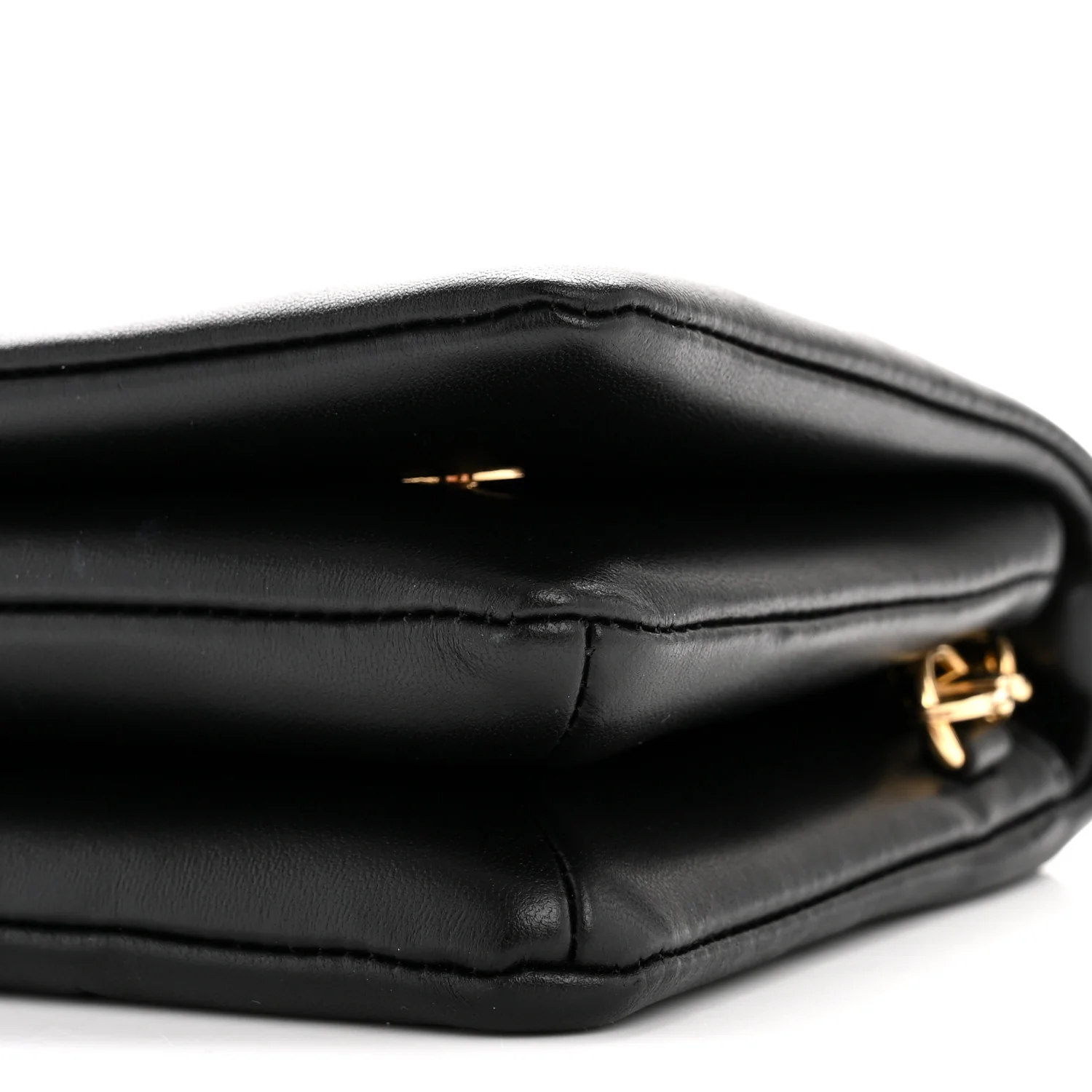 Lambskin Embossed Monogram Pochette Coussin Black - Image 9