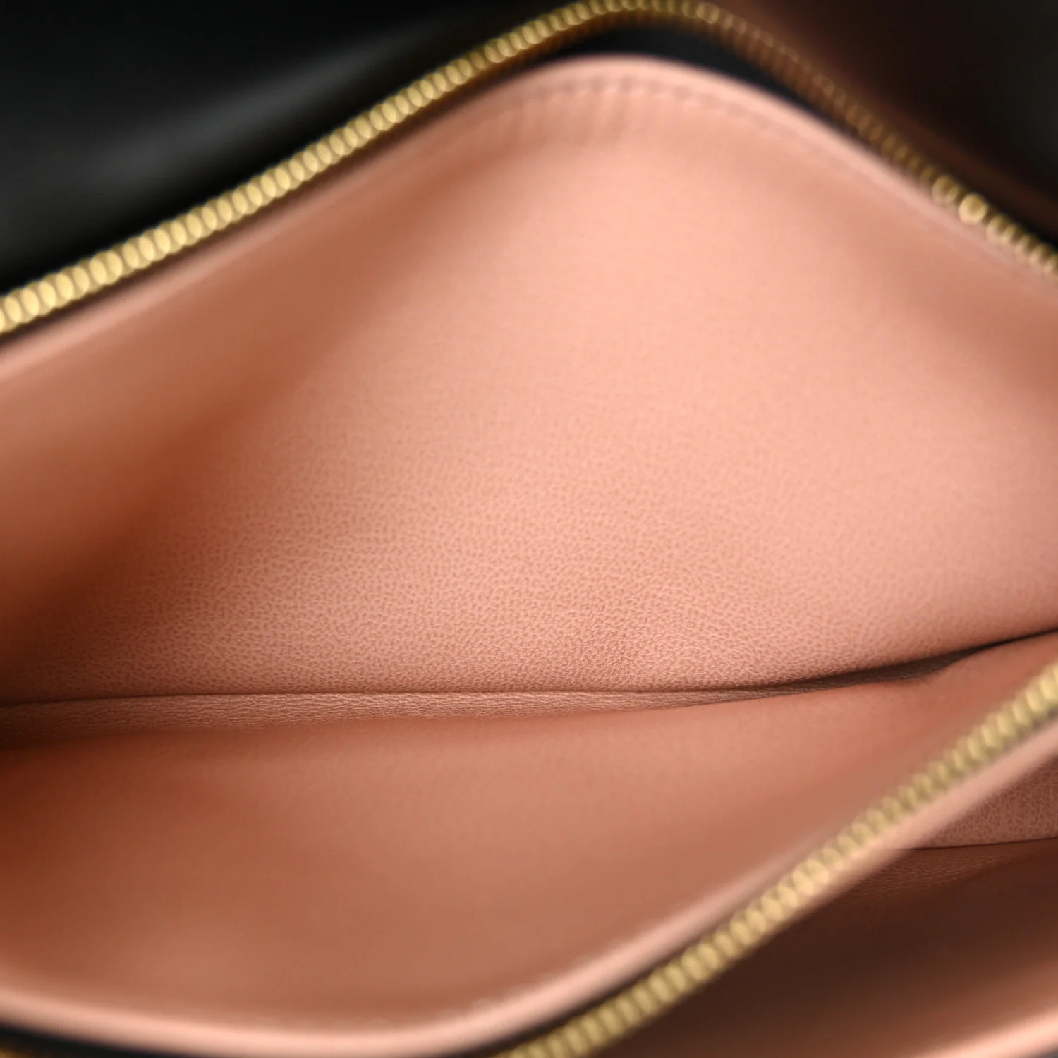 Lambskin Embossed Monogram Pochette Coussin Black - Image 6