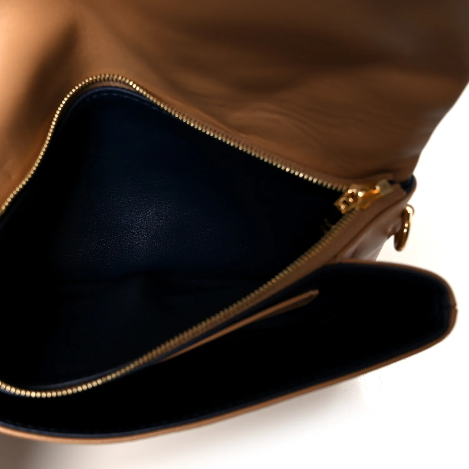 Lambskin Embossed Monogram Pochette Coussin Camel - Image 6