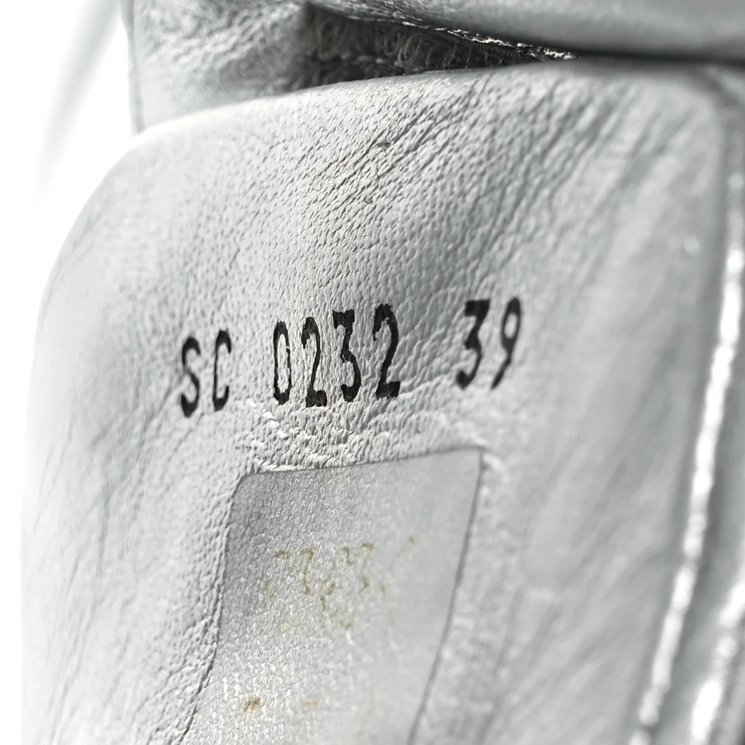 Lambskin Embossed Monogram Pool Pillow Flat Comfort Mule 39 Silver - Image 10