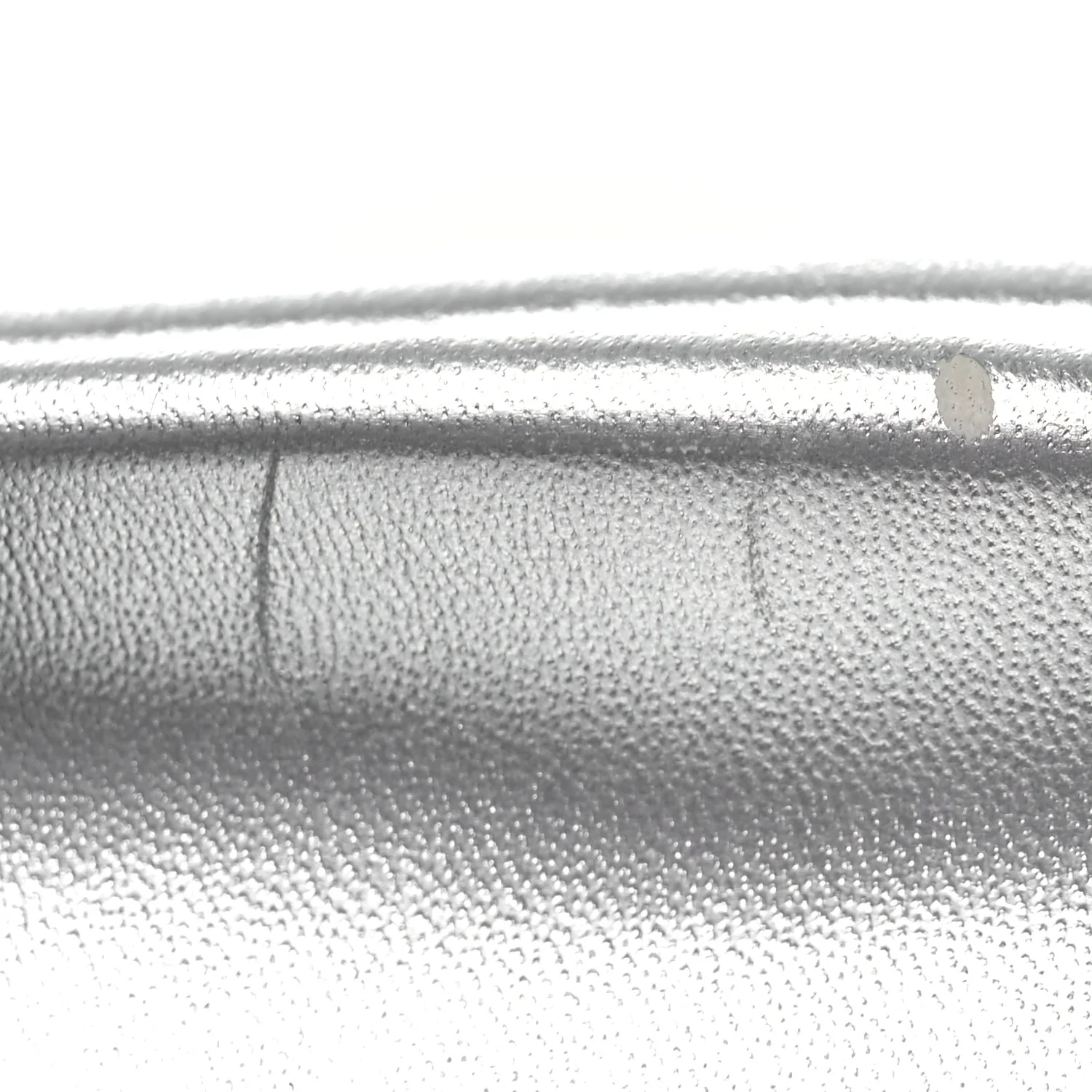 Lambskin Embossed Monogram Pool Pillow Flat Comfort Mule 39 Silver - Image 11