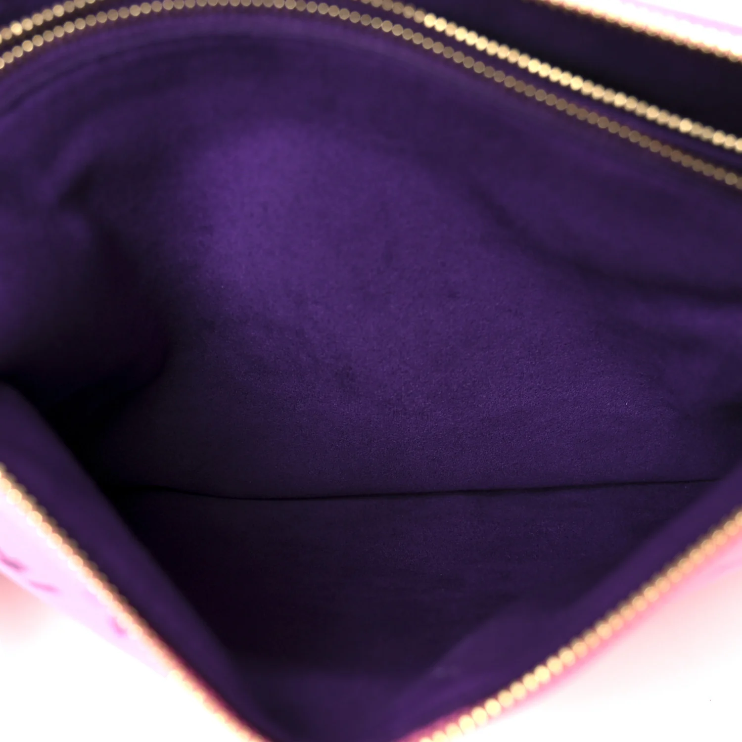 Lambskin Embossed Monogram Vuittamins Coussin PM Rose Violet - Image 7
