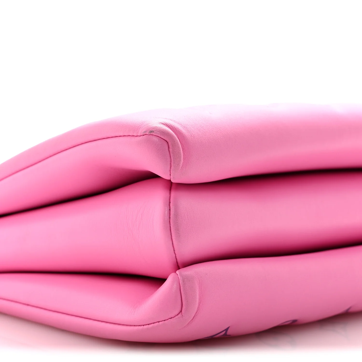 Lambskin Embossed Monogram Vuittamins Coussin PM Rose Violet - Image 8
