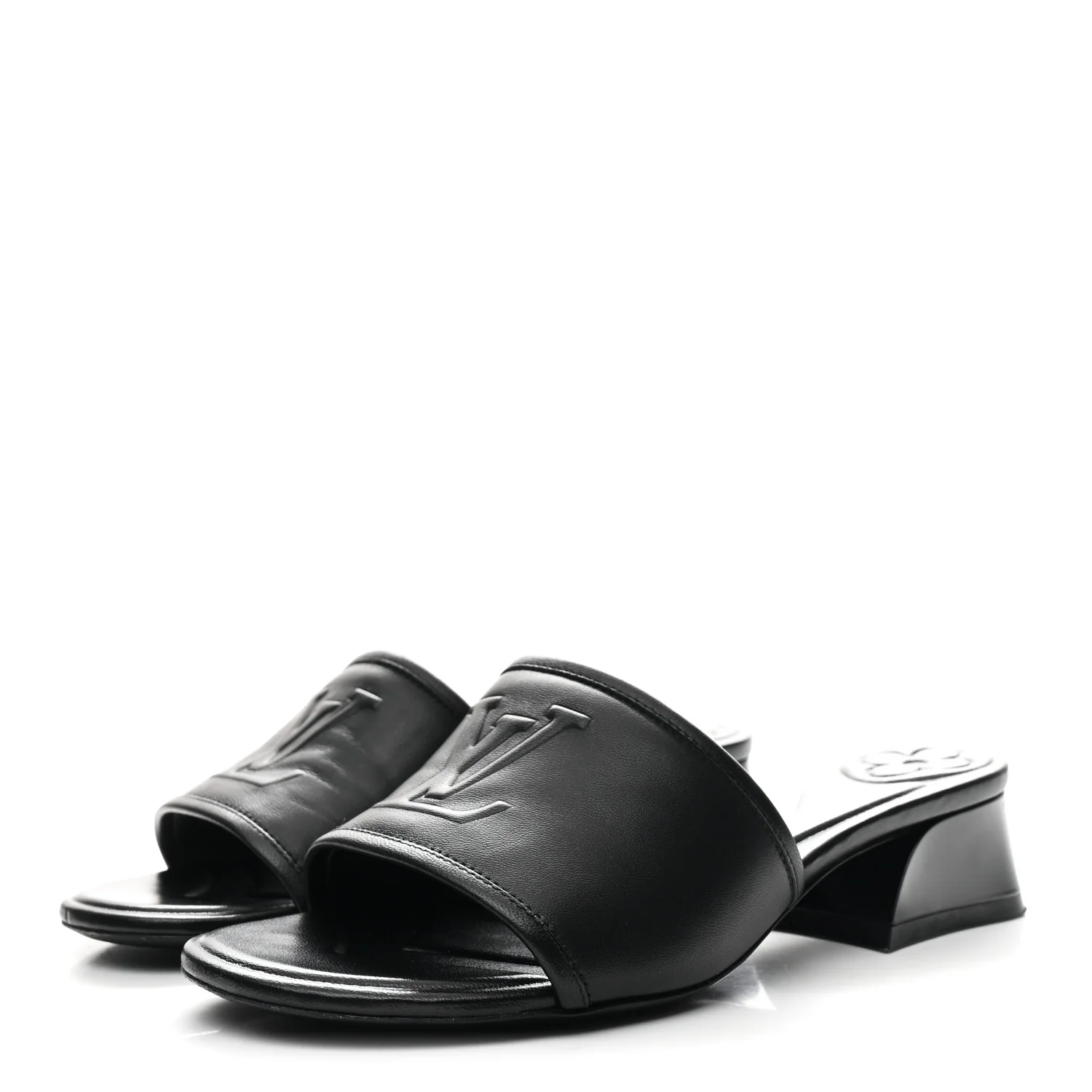 Lambskin Magnetic Mules 35 Black - Image 4