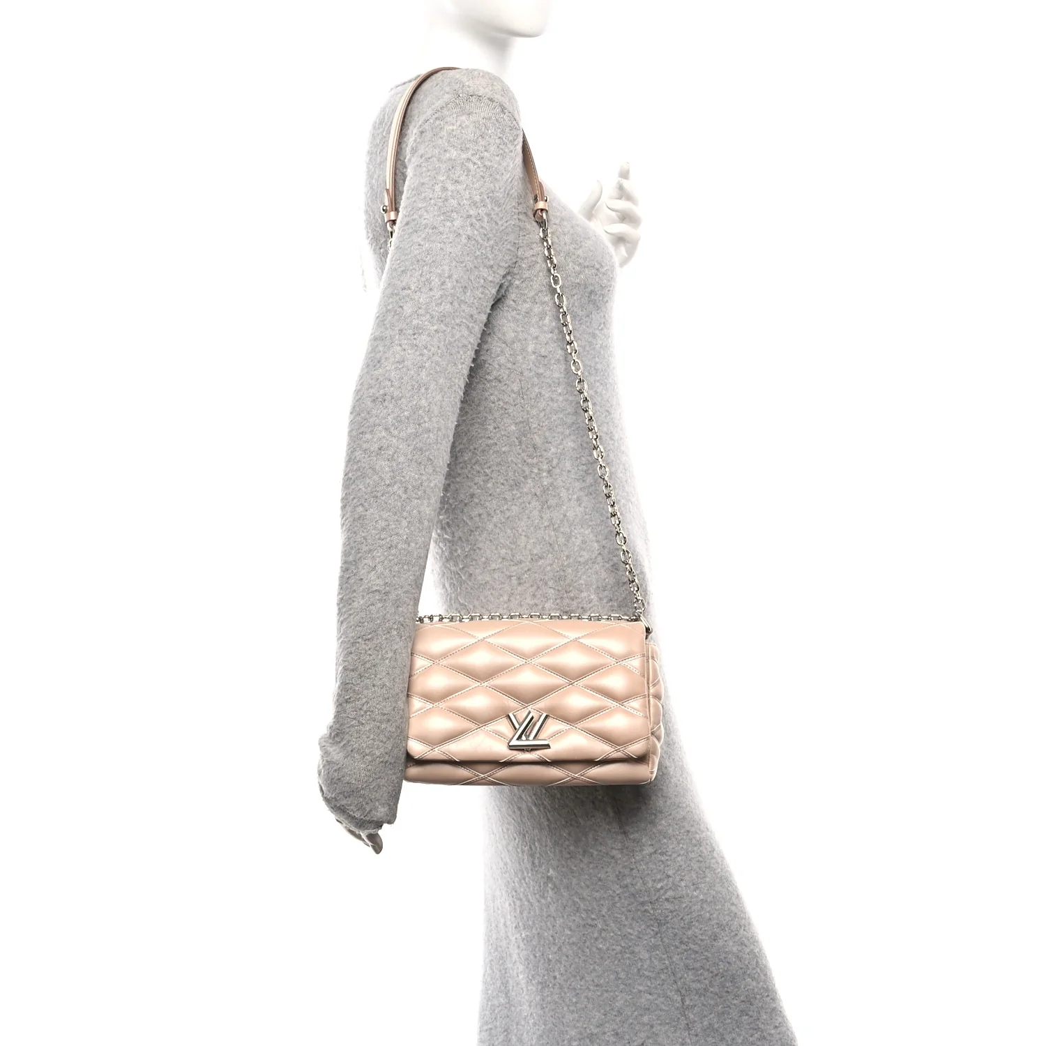 Lambskin Malletage GO-14 PM Champagne - Image 2