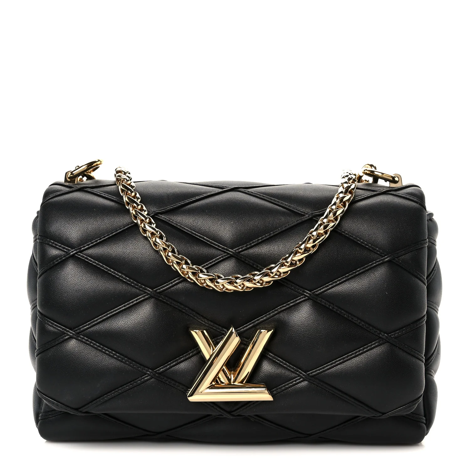 Lambskin Malletage Top Handle GO-14 MM Black