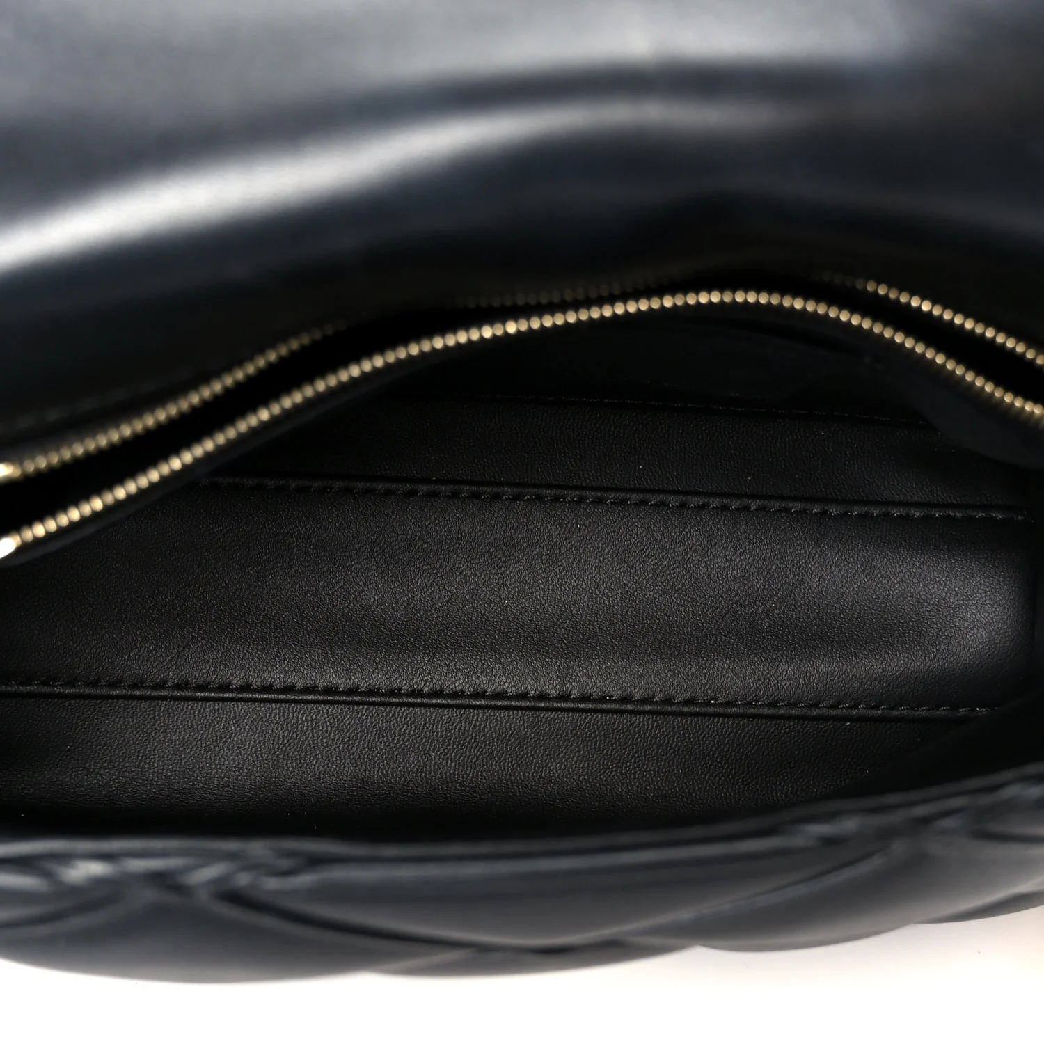 Lambskin Malletage Top Handle GO-14 MM Black - Image 5