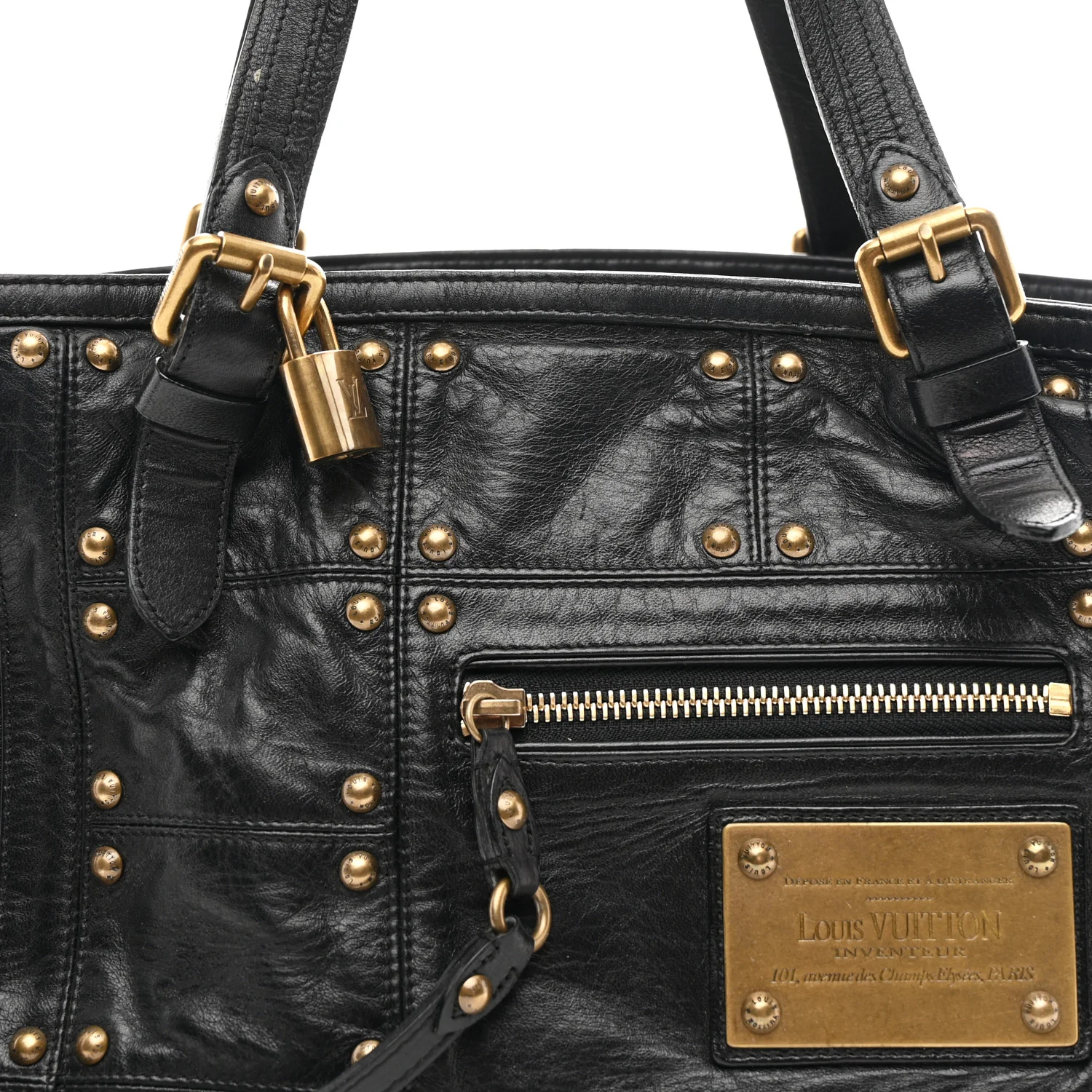Lambskin Riveting Black - Image 7