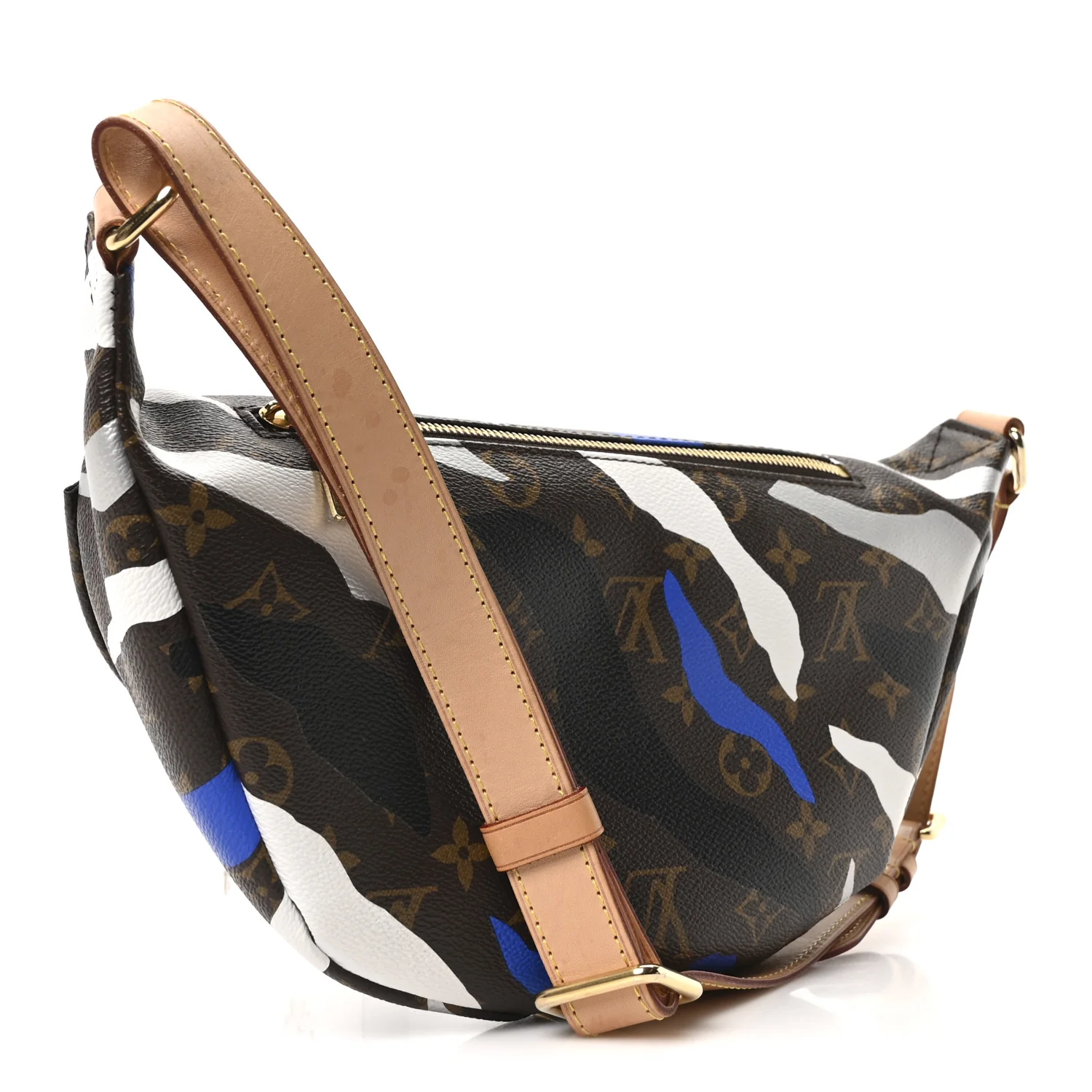 LoL Monogram Bumbag Blue Silver - Image 3
