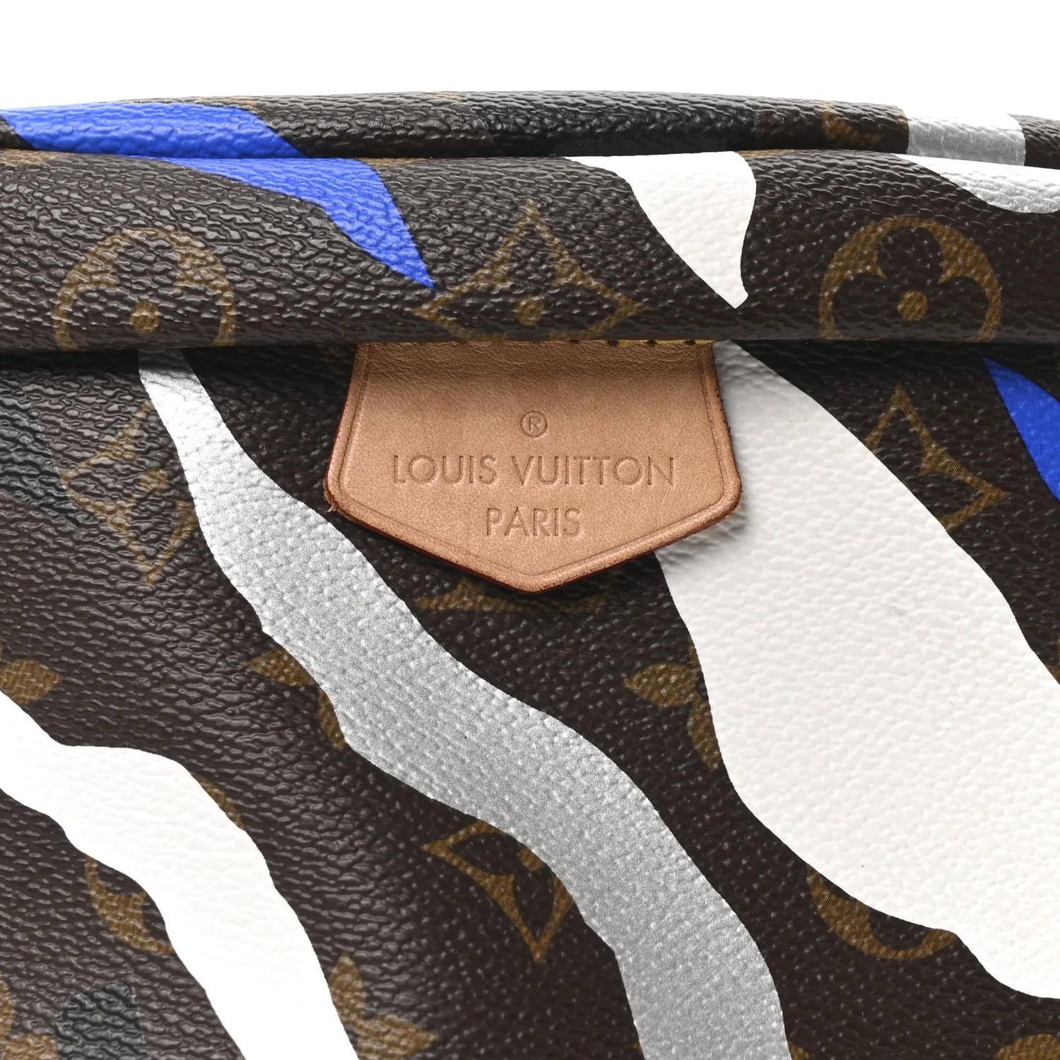 LoL Monogram Bumbag Blue Silver - Image 7