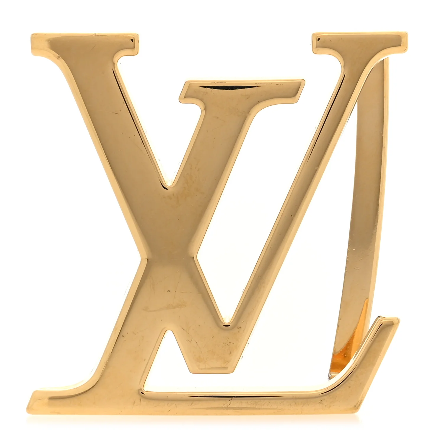 LV Initiales Belt Buckle Gold