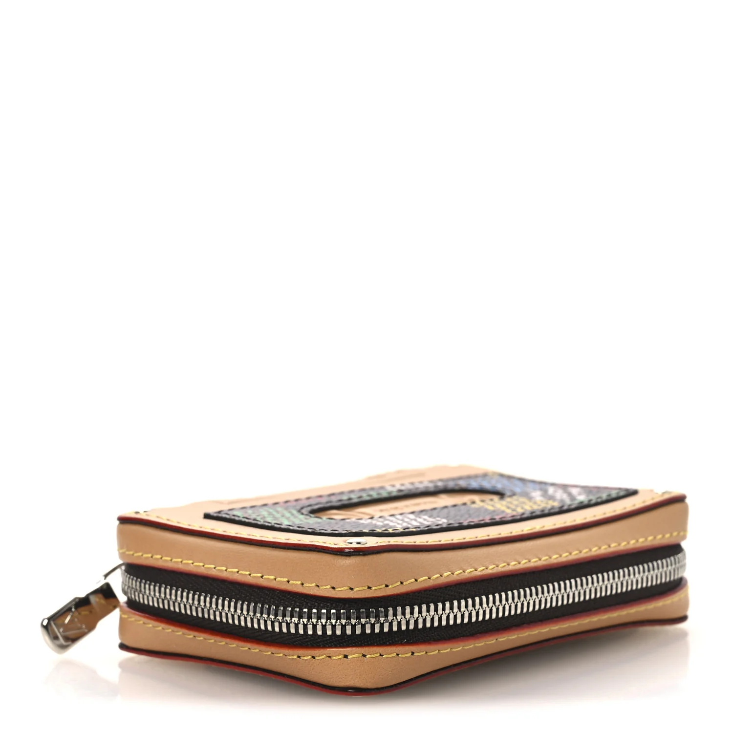 LV Vers Damier Tape Key Holder Bag Charm Multicolor - Image 4