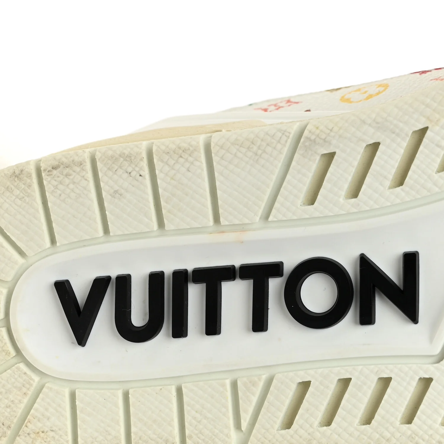 LV X TM Calfskin Monogram Multicolor Womens LV Trainer Sneakers 38 White - Image 7