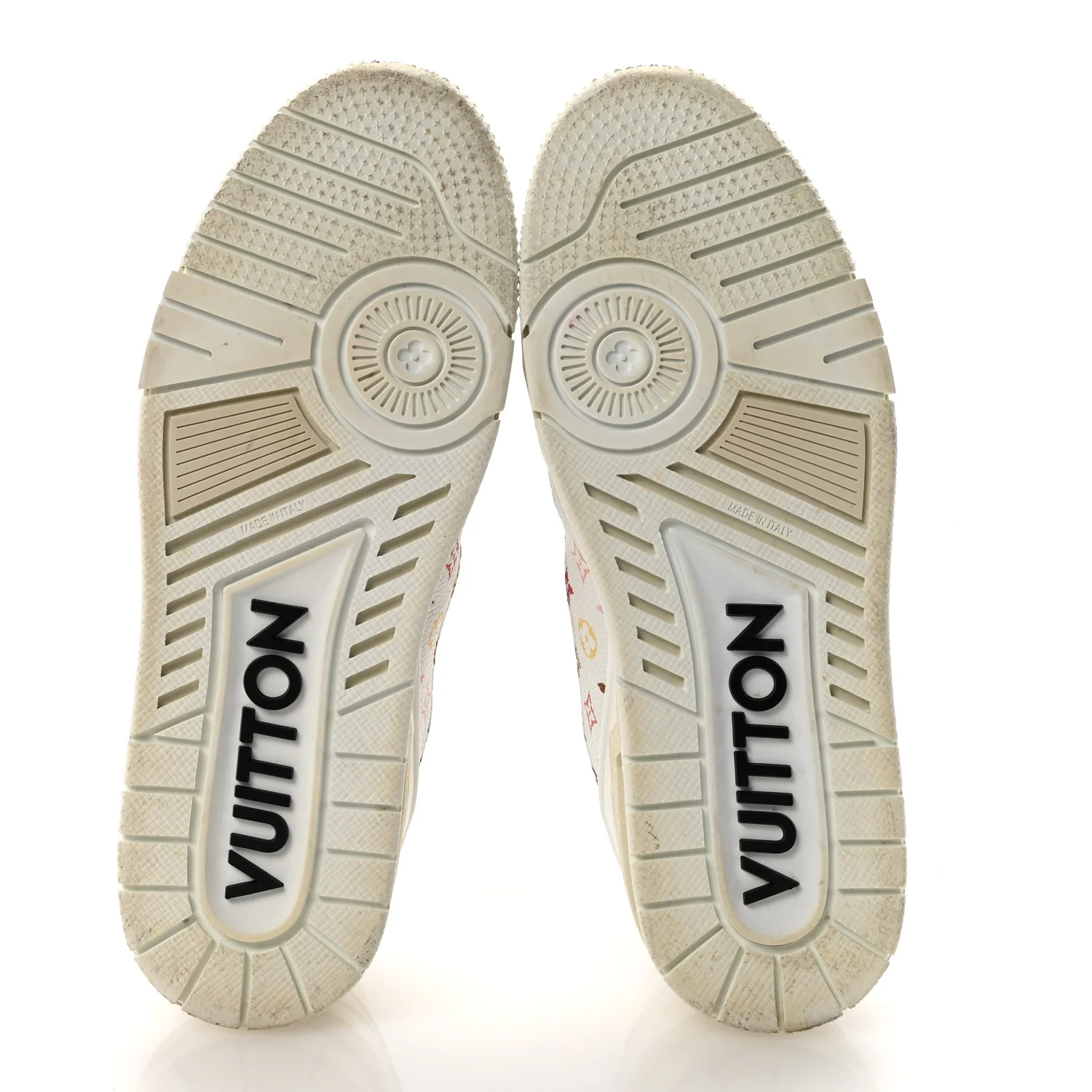 LV X TM Calfskin Monogram Multicolor Womens LV Trainer Sneakers 39 White - Image 6