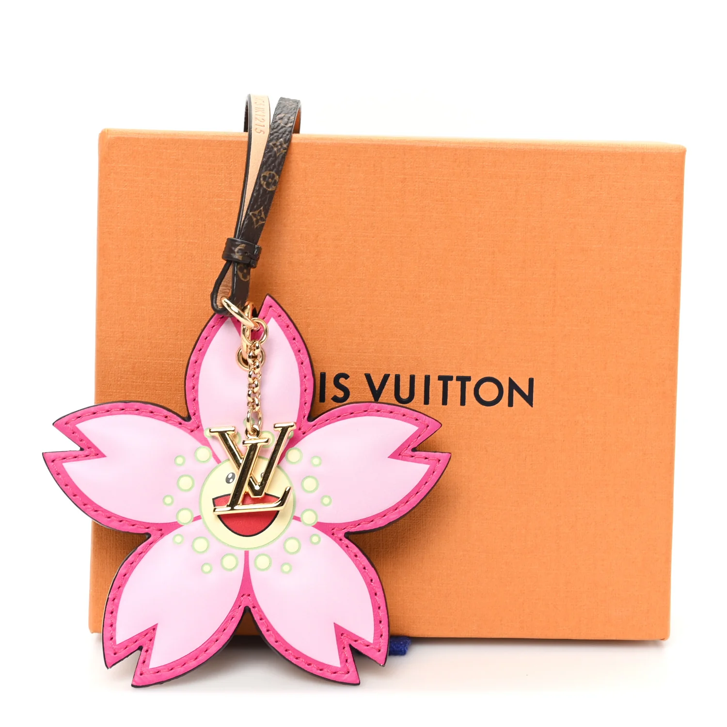 LV X TM Cherry Blossom Bag Charm Pink - Image 4